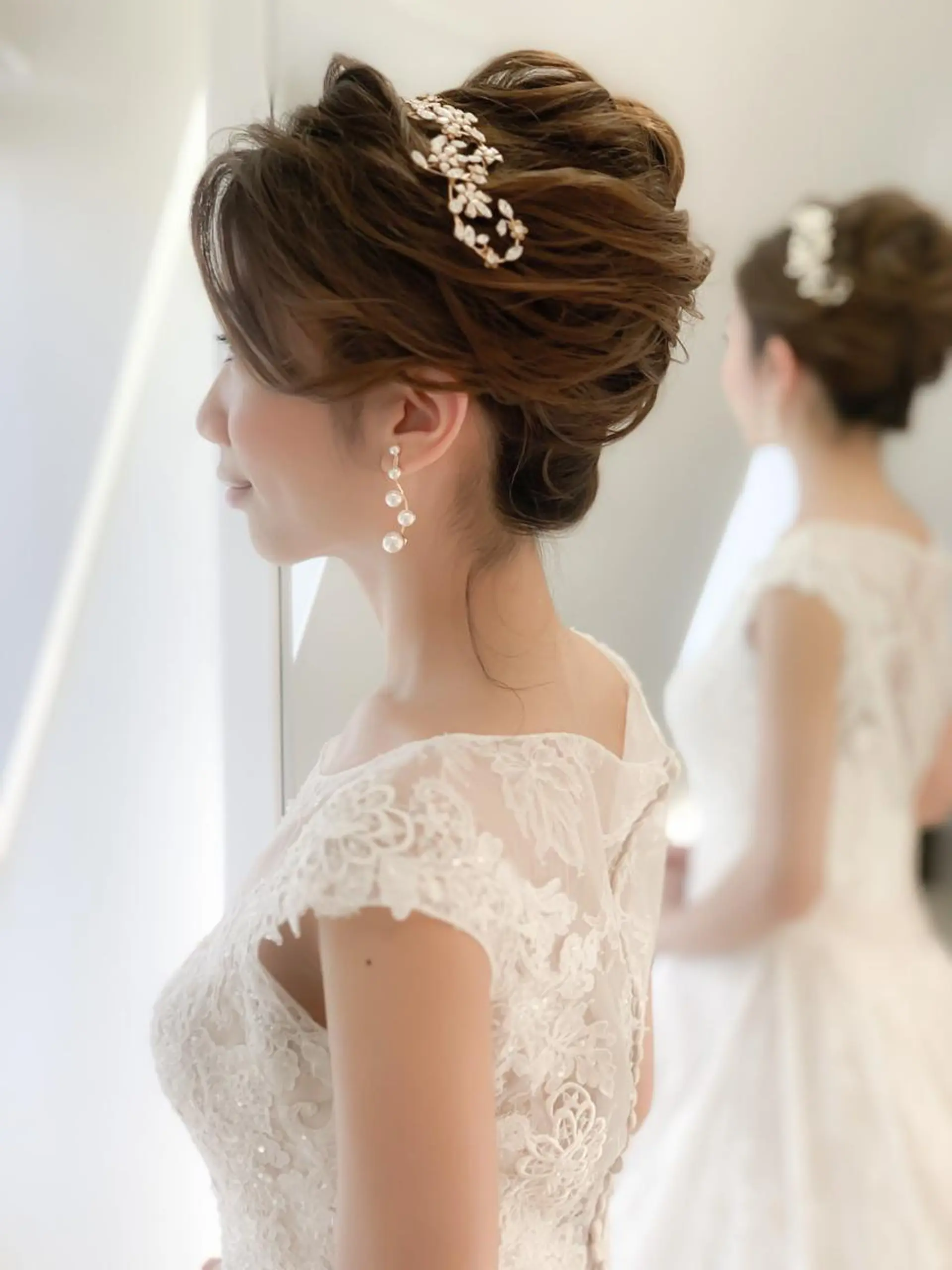 セミロング ヘアアレンジ 結婚式・ブライダル YAMANO 浴衣着付、ヘアセットのその他イメージ