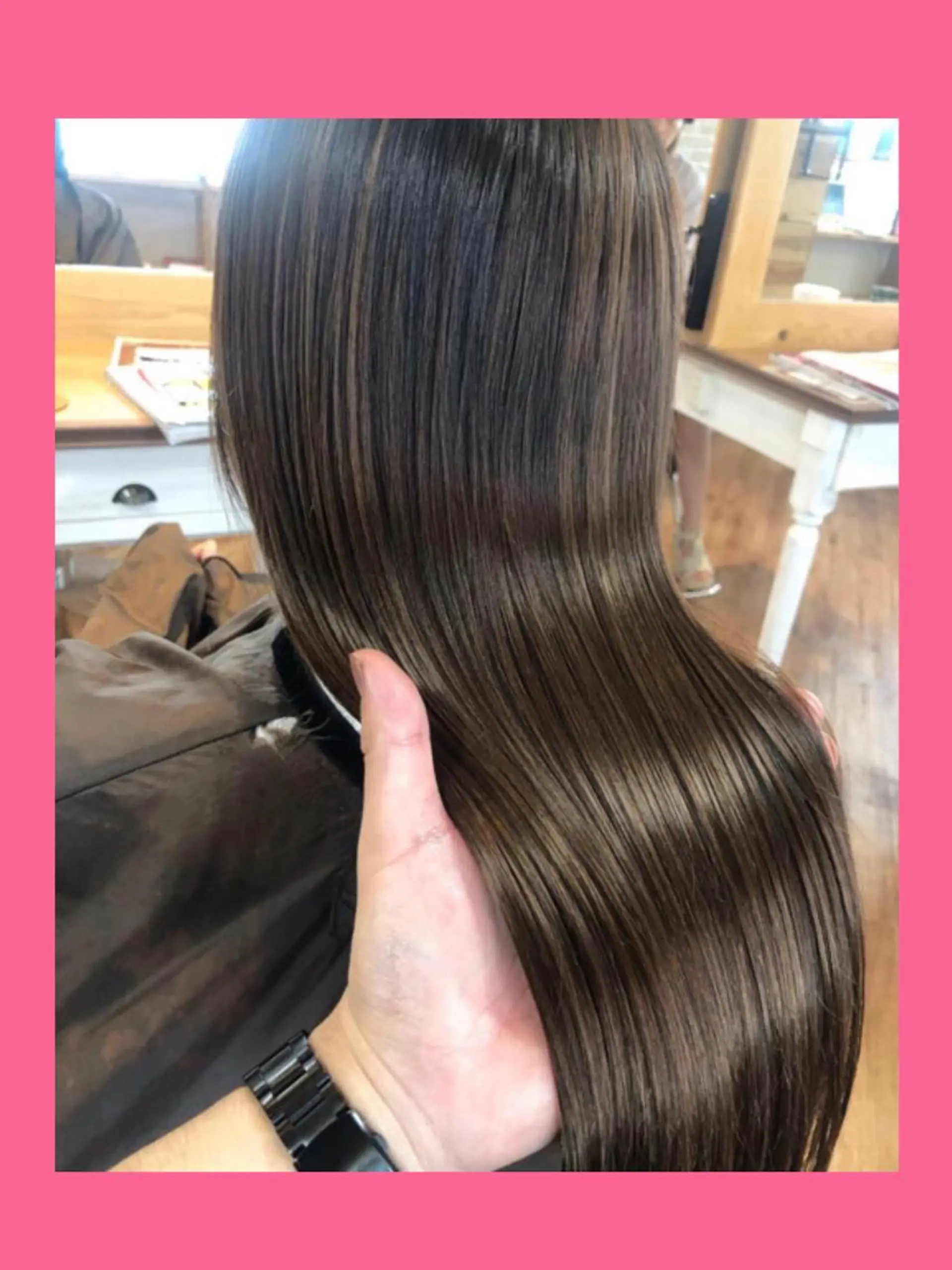 ロング カラー hair salon Ranun髪質改善のヘアスタイル