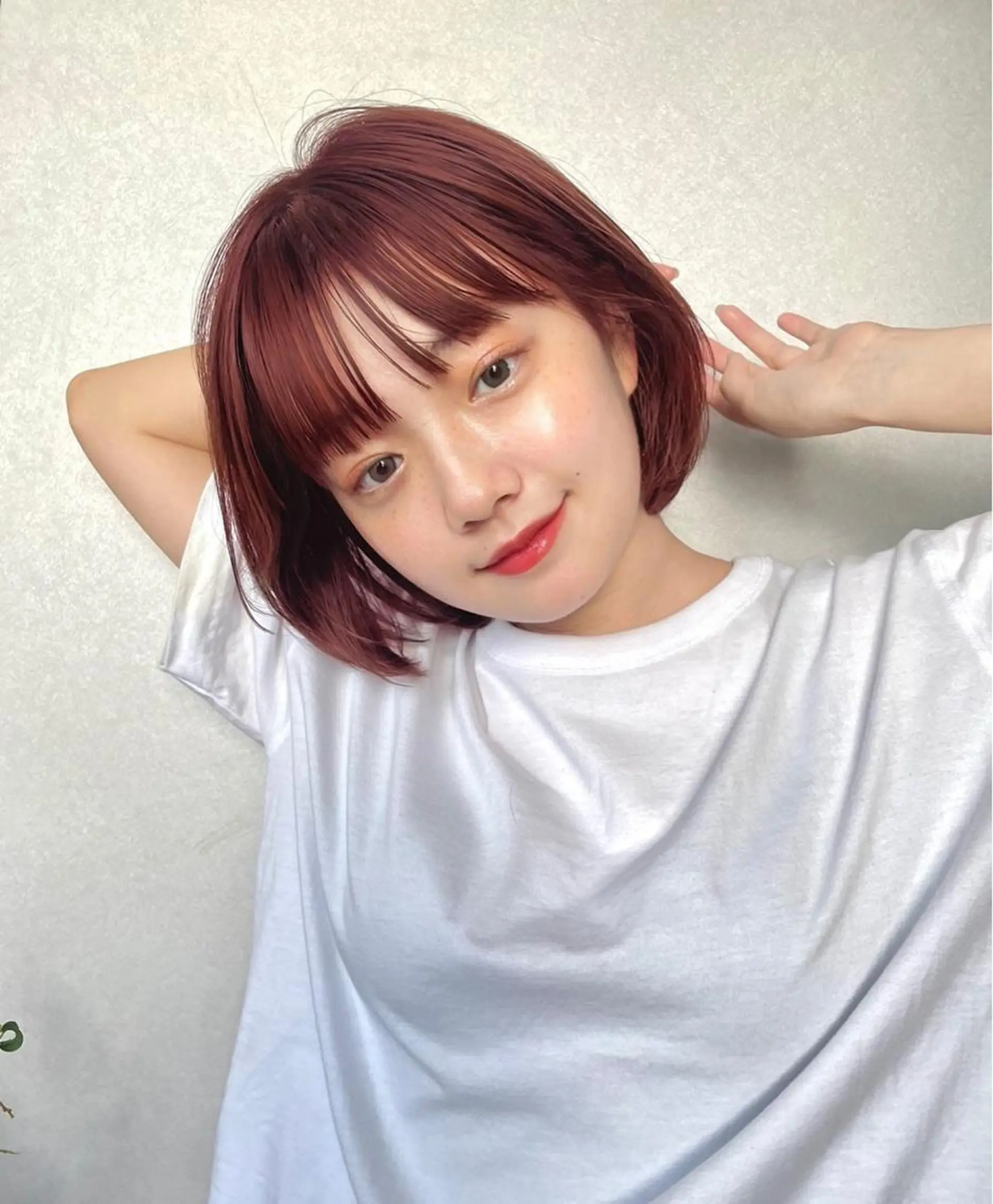 ショート カラー ヘアカラー 滝口 茉奈実のヘアスタイル