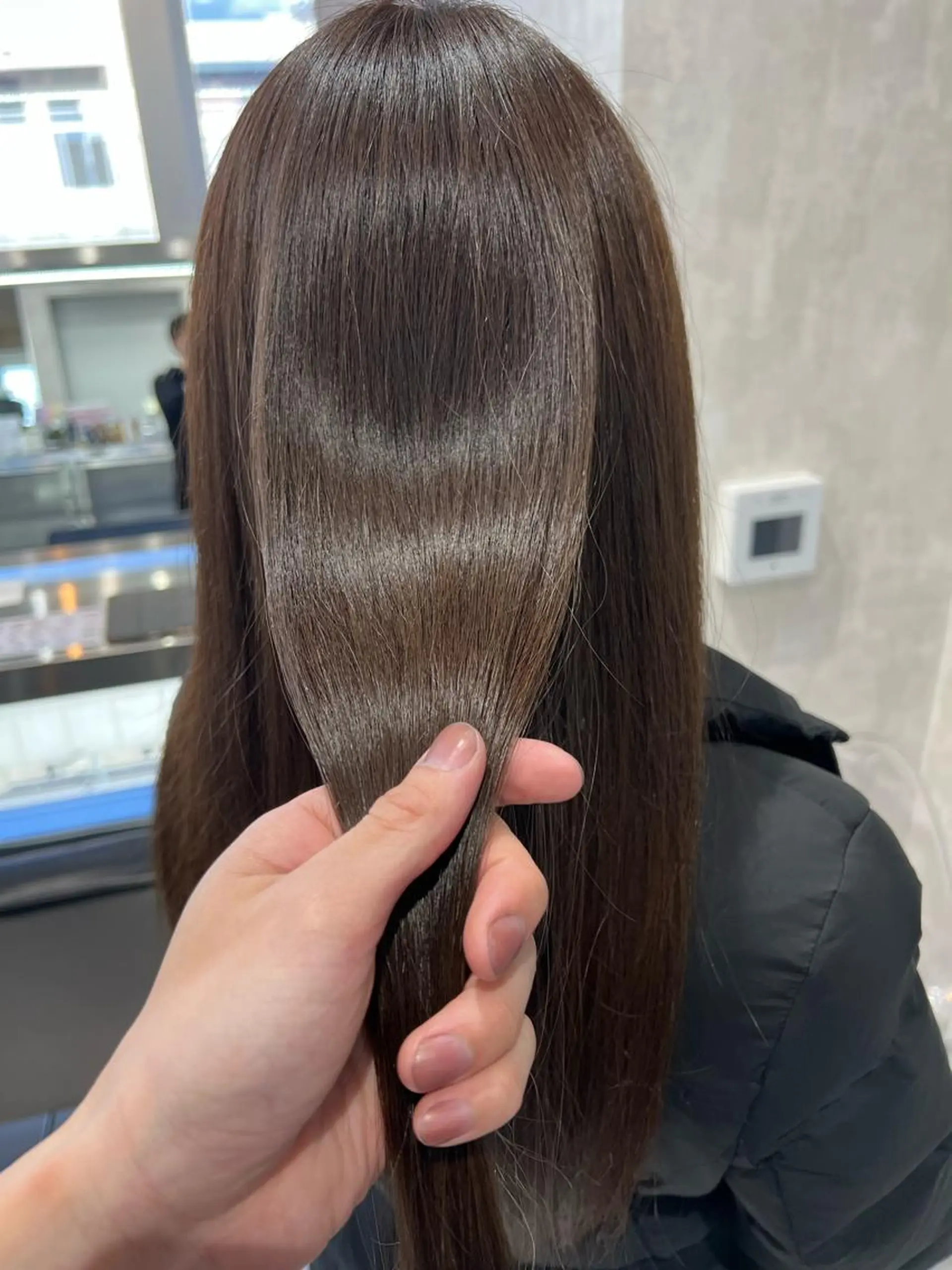 ロング 髪質改善 トリートメント ヘアカラー トリートメント CARAT堺東 Aujua認定サロンのヘアスタイル