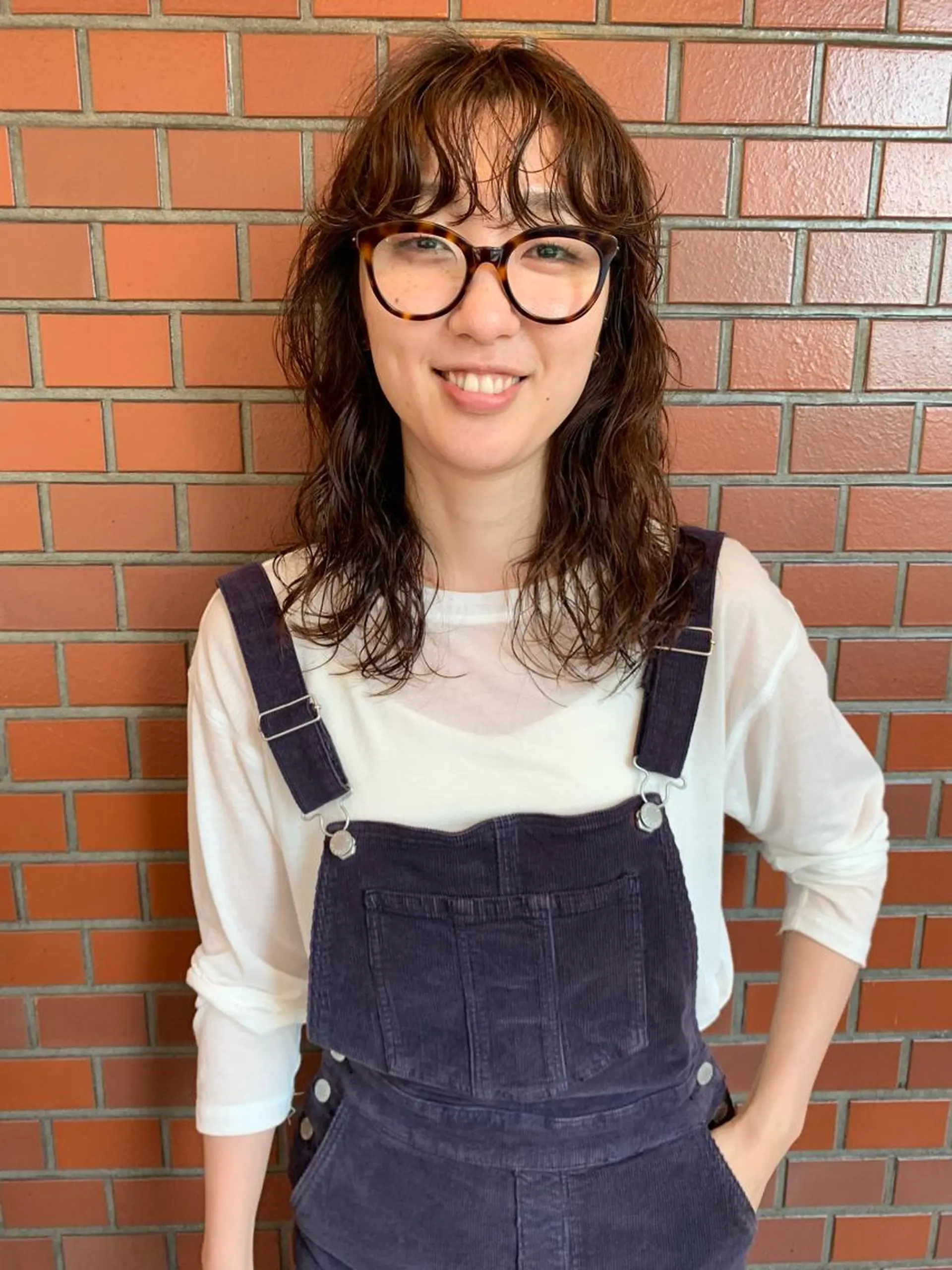 セミロング カラー パーマ 梅田/似合わせヘア/ sayakaのヘアスタイル