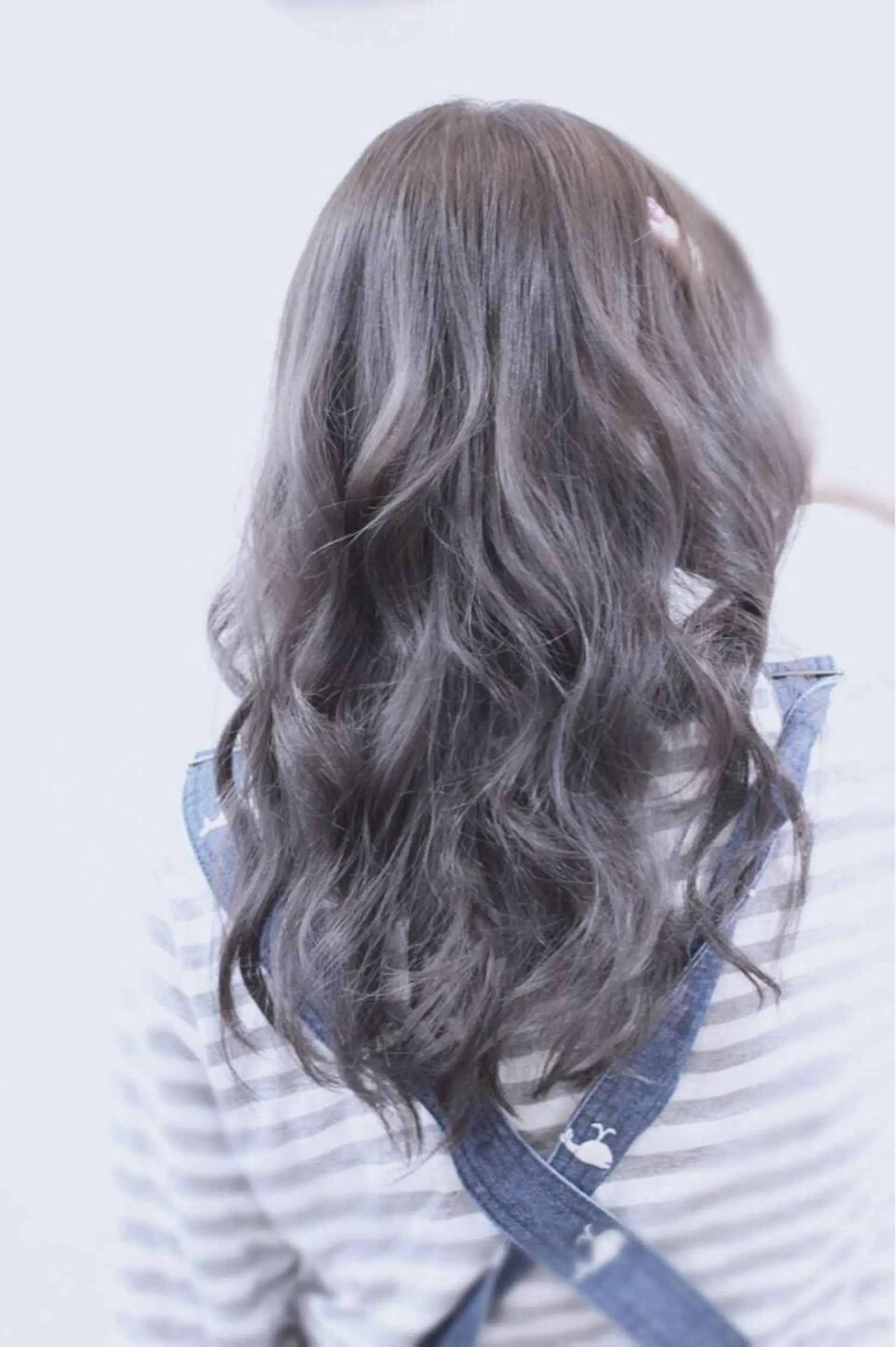 ロング カラー チビ編み込みエクステ シールEXどぅ〜すのヘアスタイル