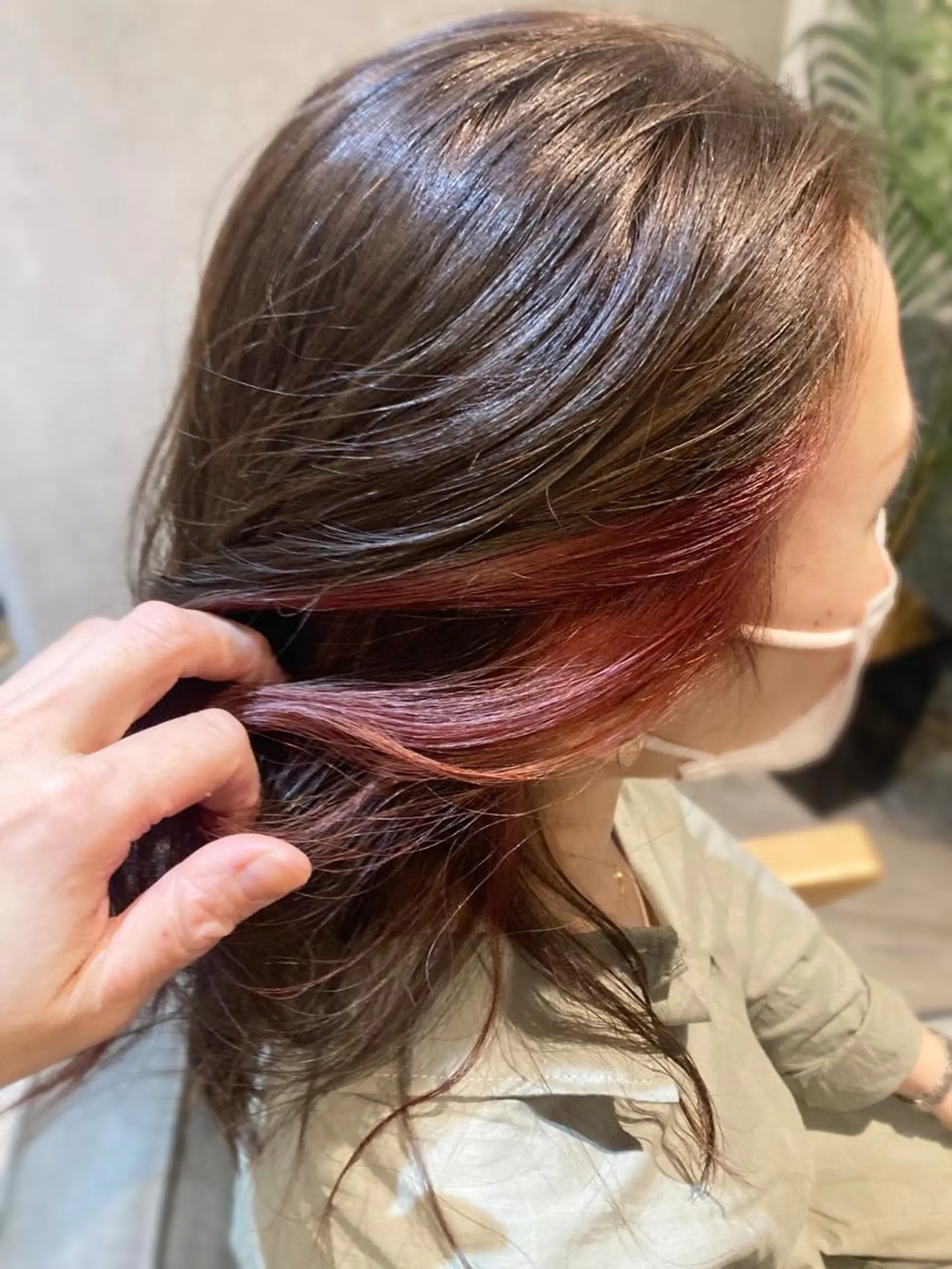 カラー インナーカラー O maikoのヘアスタイル