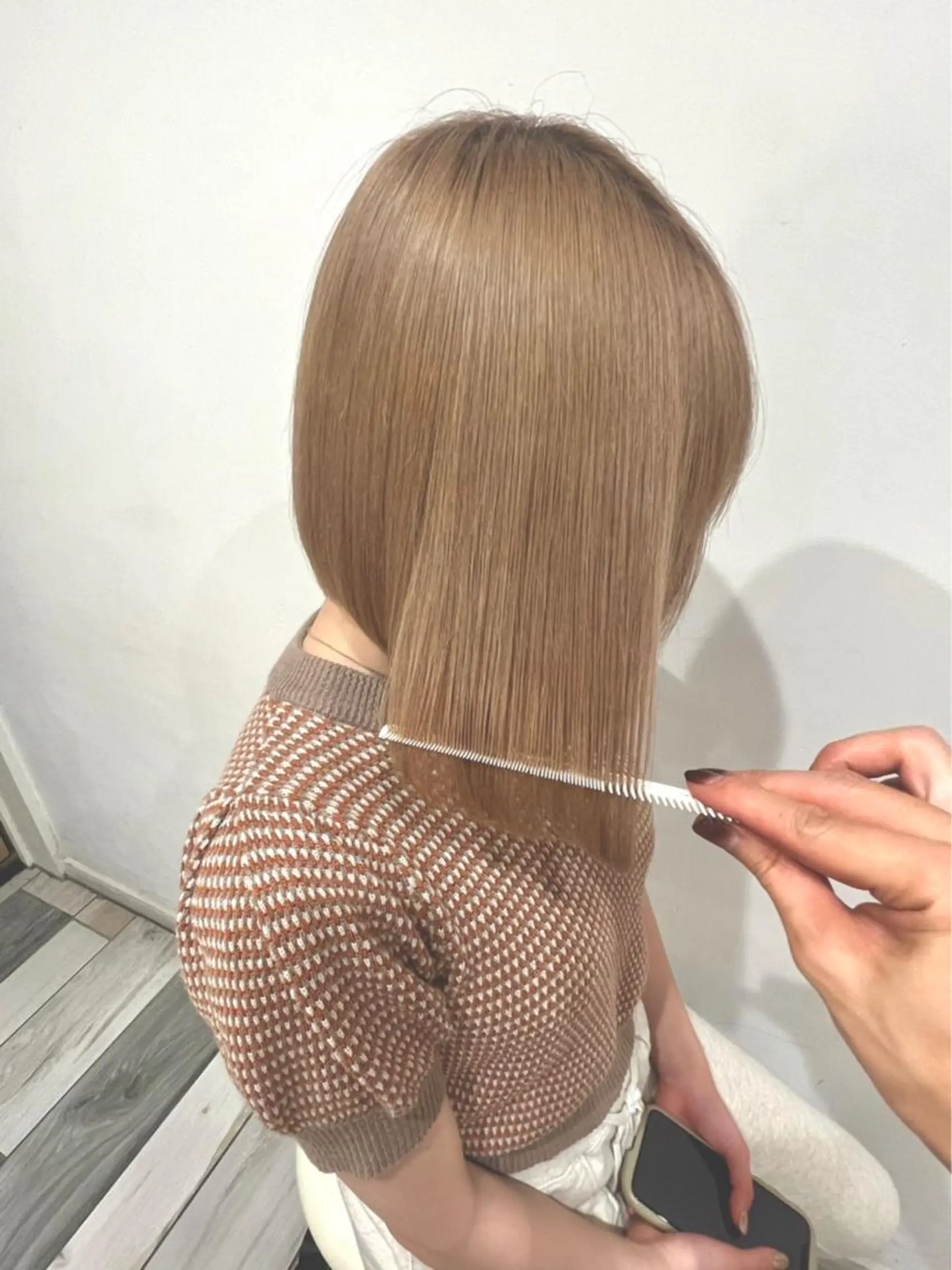 カラー 福吉 雛乃のヘアスタイル