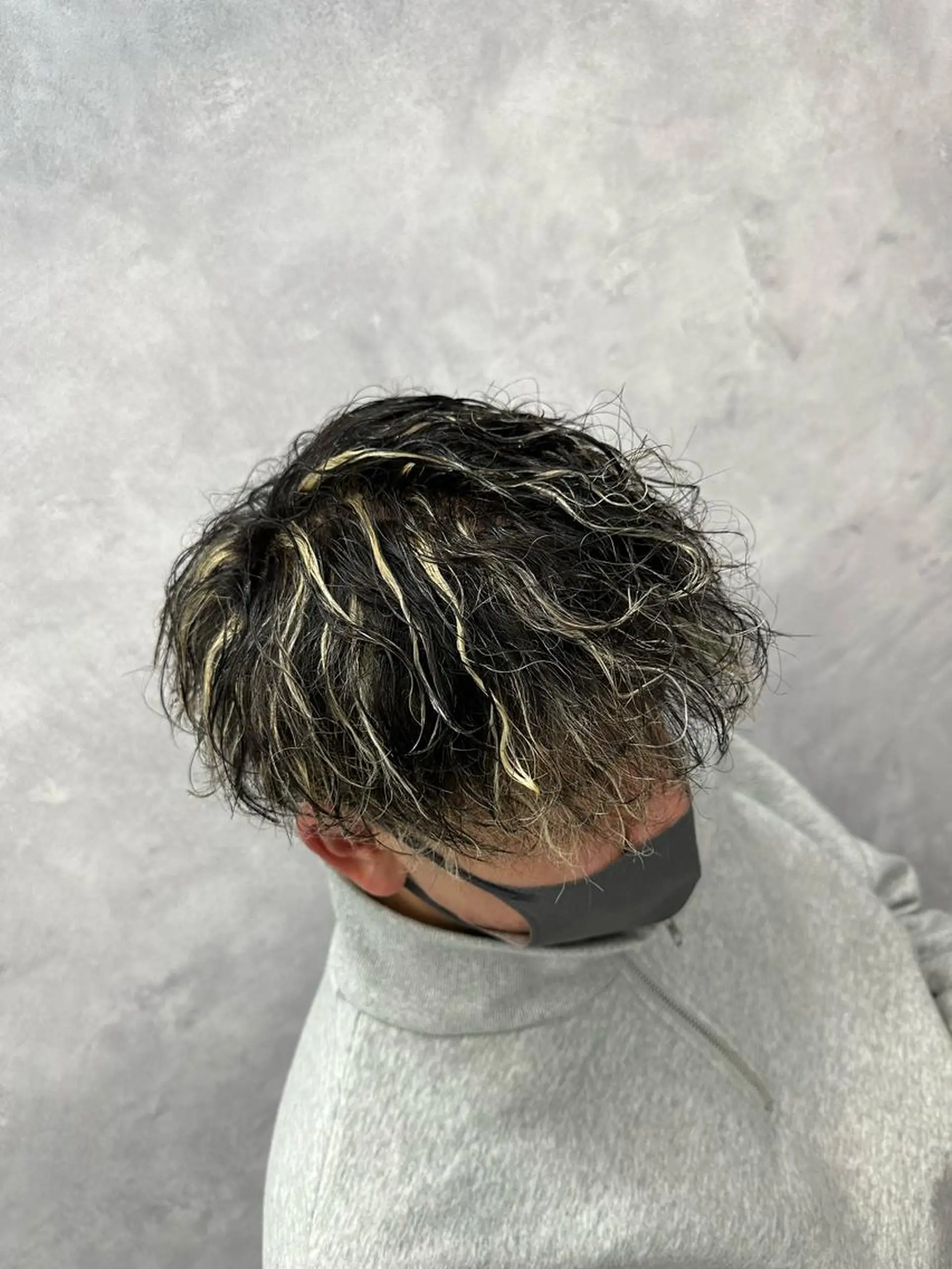 ミディアム カット ヘアカラー パーマ 大塚 大飛のヘアスタイル