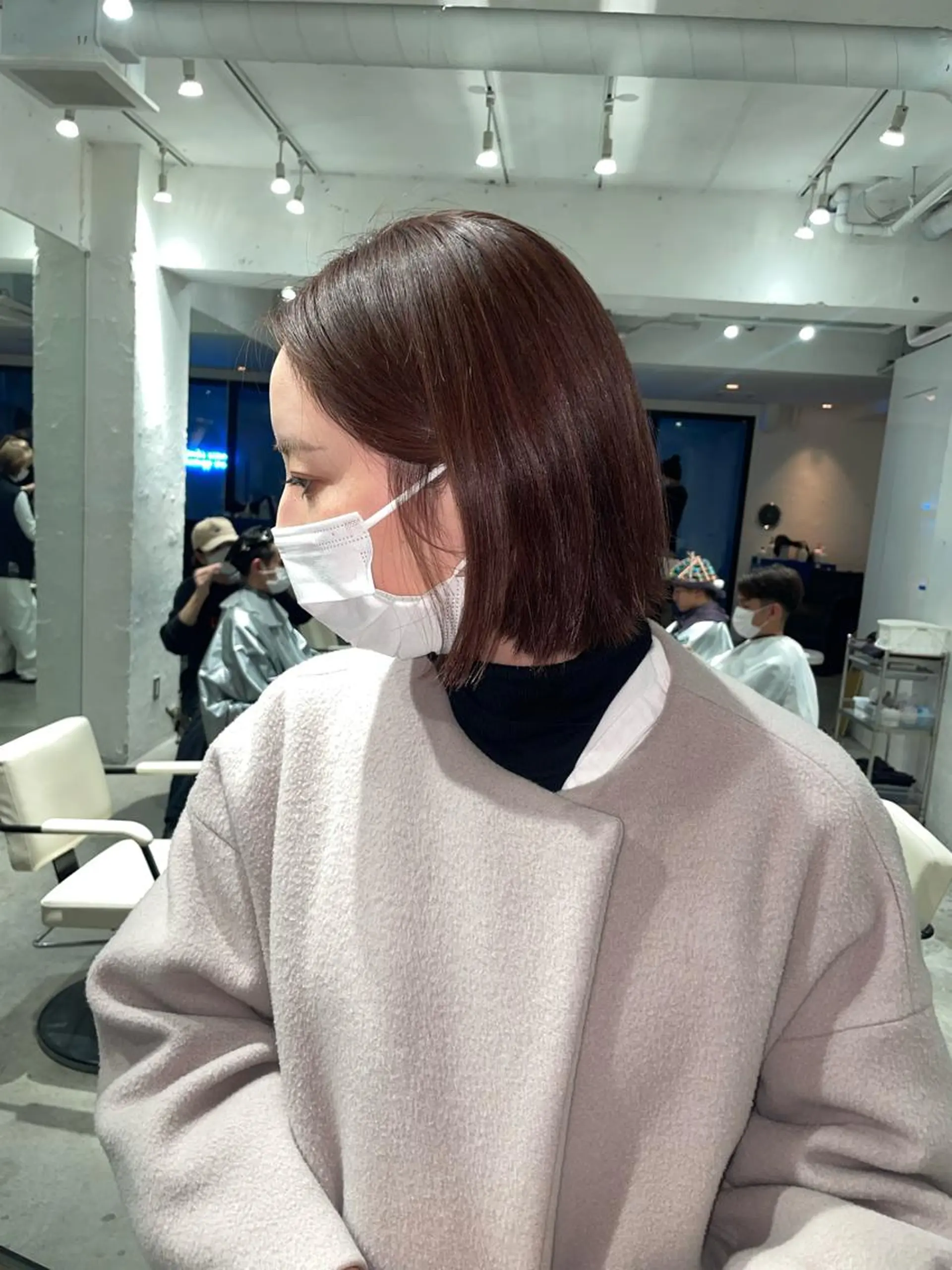 ショート カラー バレイヤージュ ブリーチ ケアブリーチ デザインカラー ダブルカラー カット ヘアカラー トリートメント ヘアセット スパイラルパーマ 🌐hina⭐️のヘアスタイル