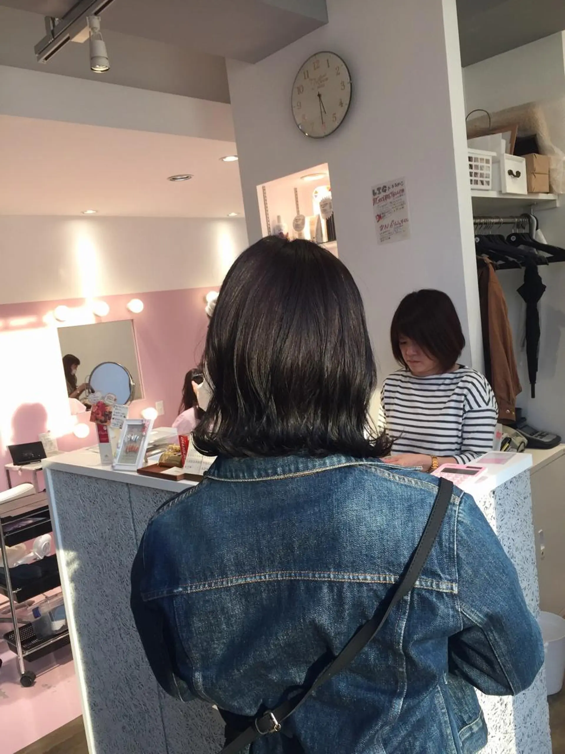 ミディアム 所渉/韓国レイヤー /ウルフカットのヘアスタイル