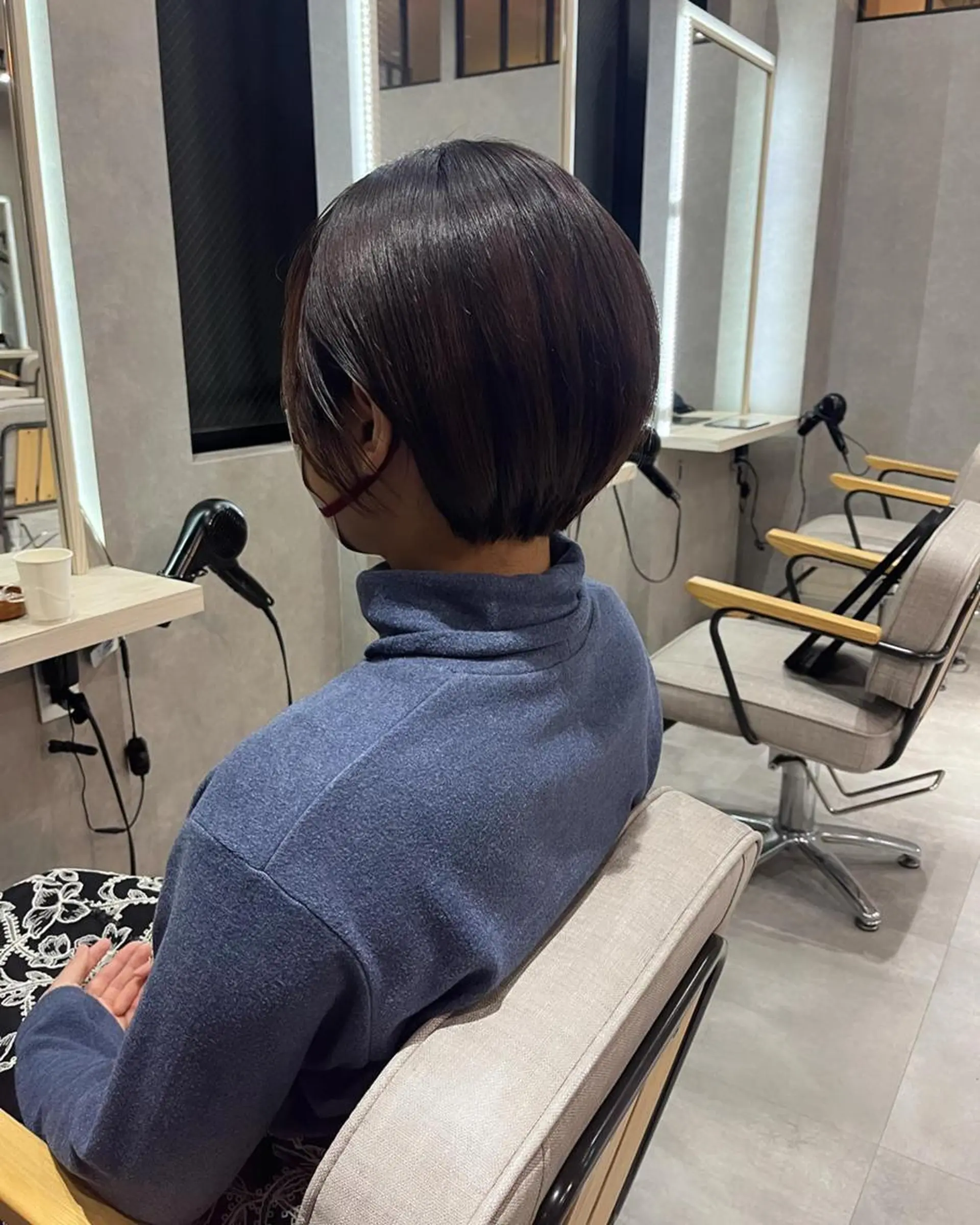 セミロング カラー メンズ 長谷川 湧のヘアスタイル