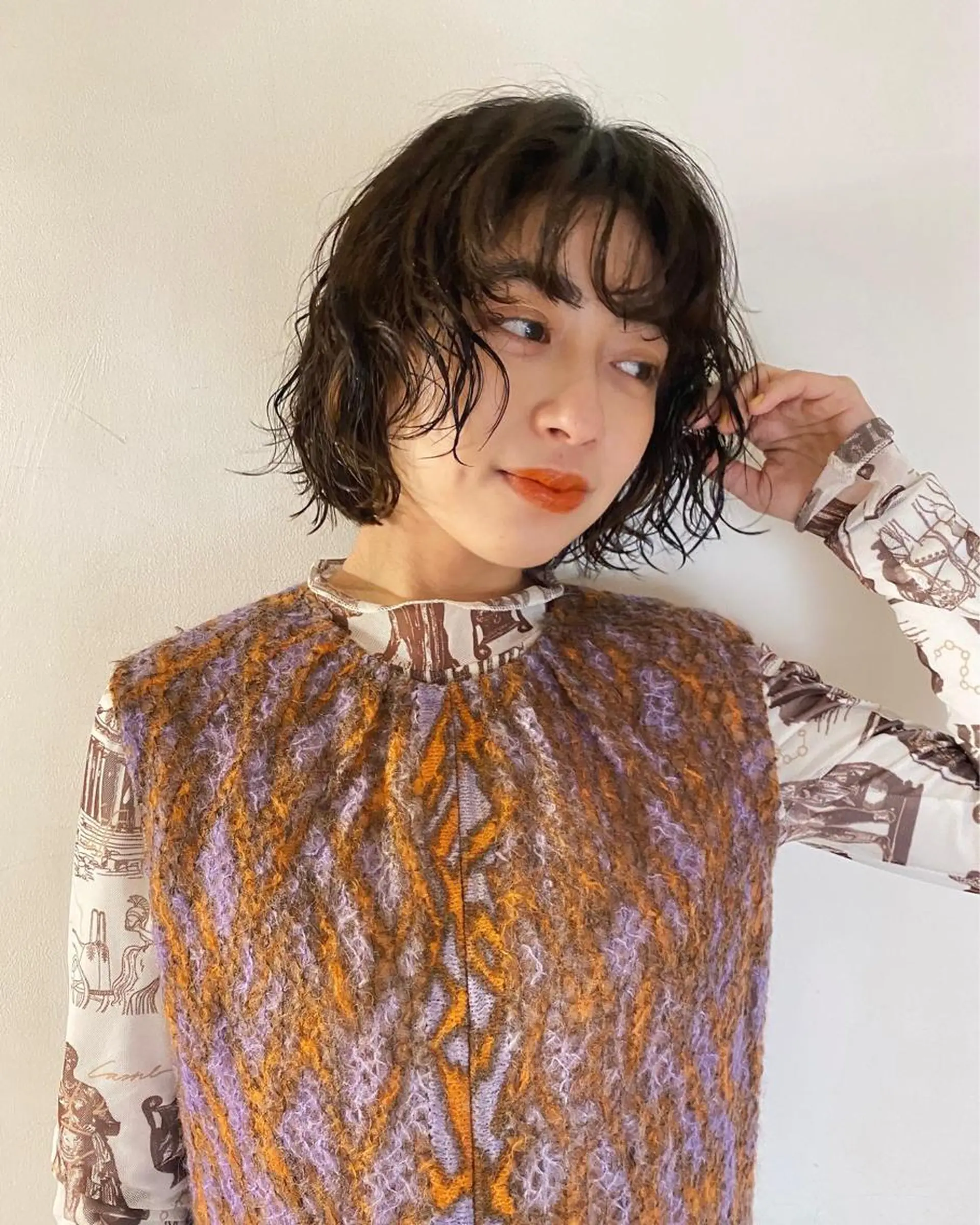 ショート パーマ レイヤー/パーマ /ウルフ/nabeのヘアスタイル