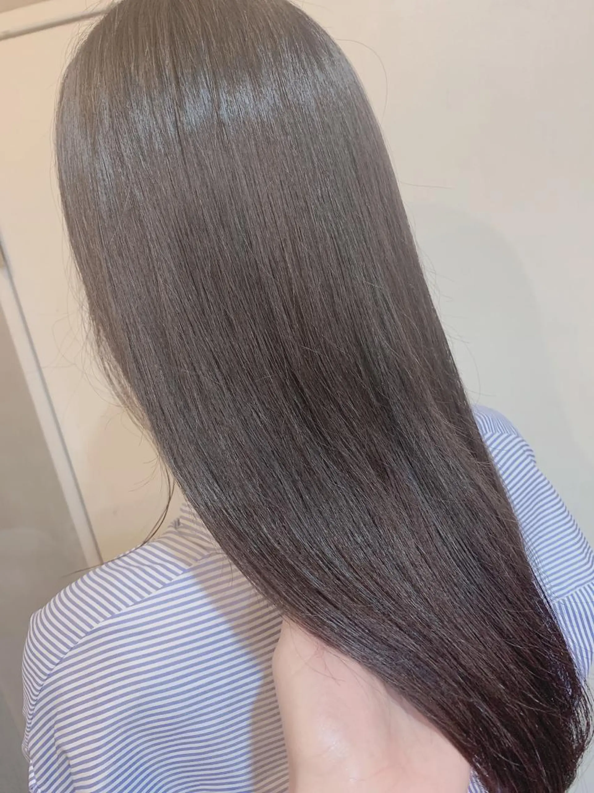 ロング 縮毛矯正 宗近 拓磨のヘアスタイル