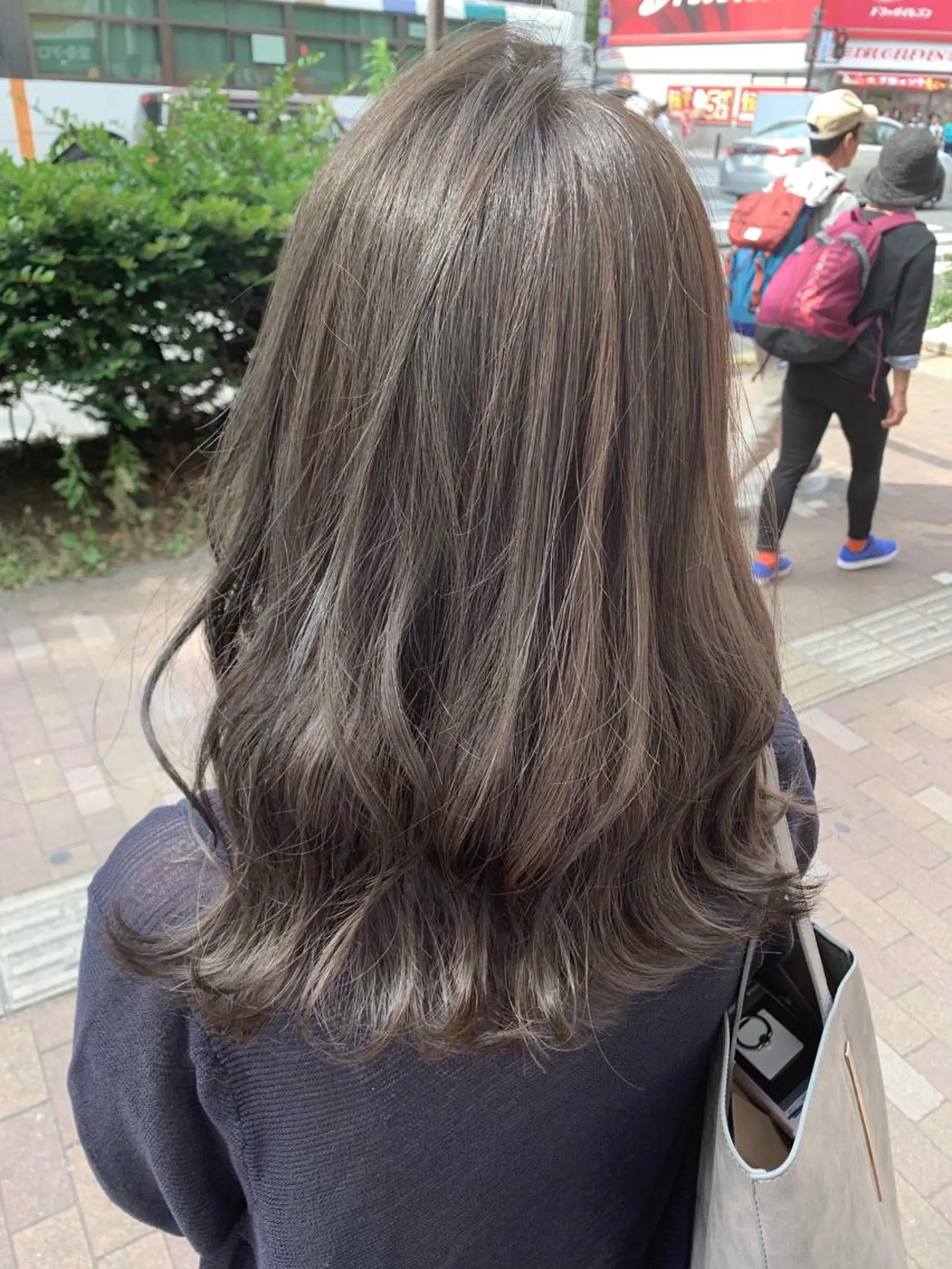 セミロング カラー ヘアカラー トリートメント 髪質改善will hairdesignのヘアスタイル