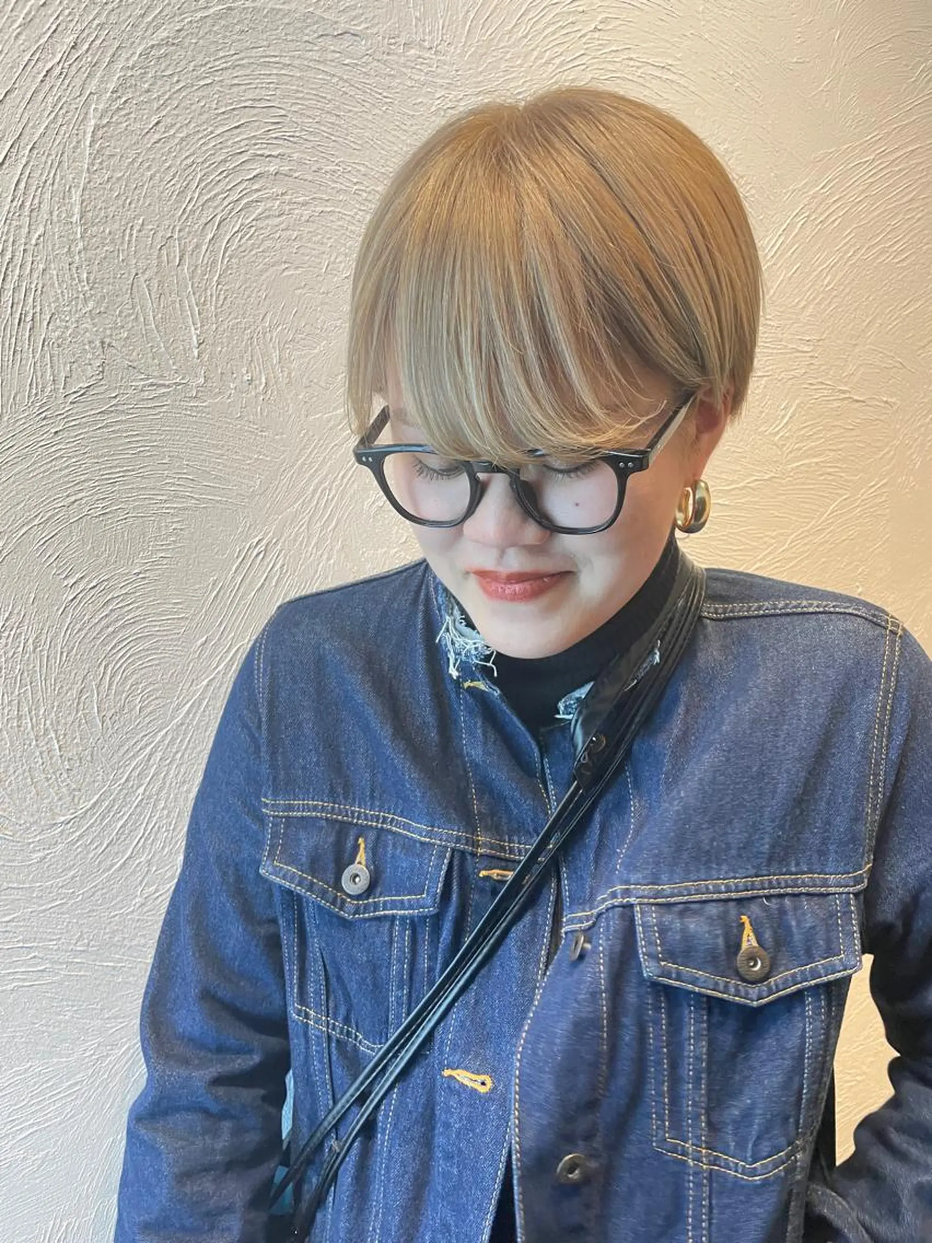 ショート カラー ヘアカラー La  fith hair lien西宮北口所属・赤み消しカラー/透 明感カラー/有吉優香のヘアスタイル