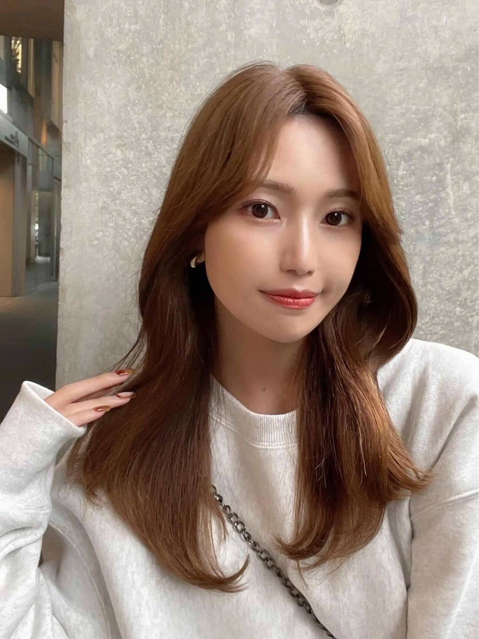 ロング カラー 顔周り特化/韓国ヘア /レイヤー/吉野幸大のヘアスタイル