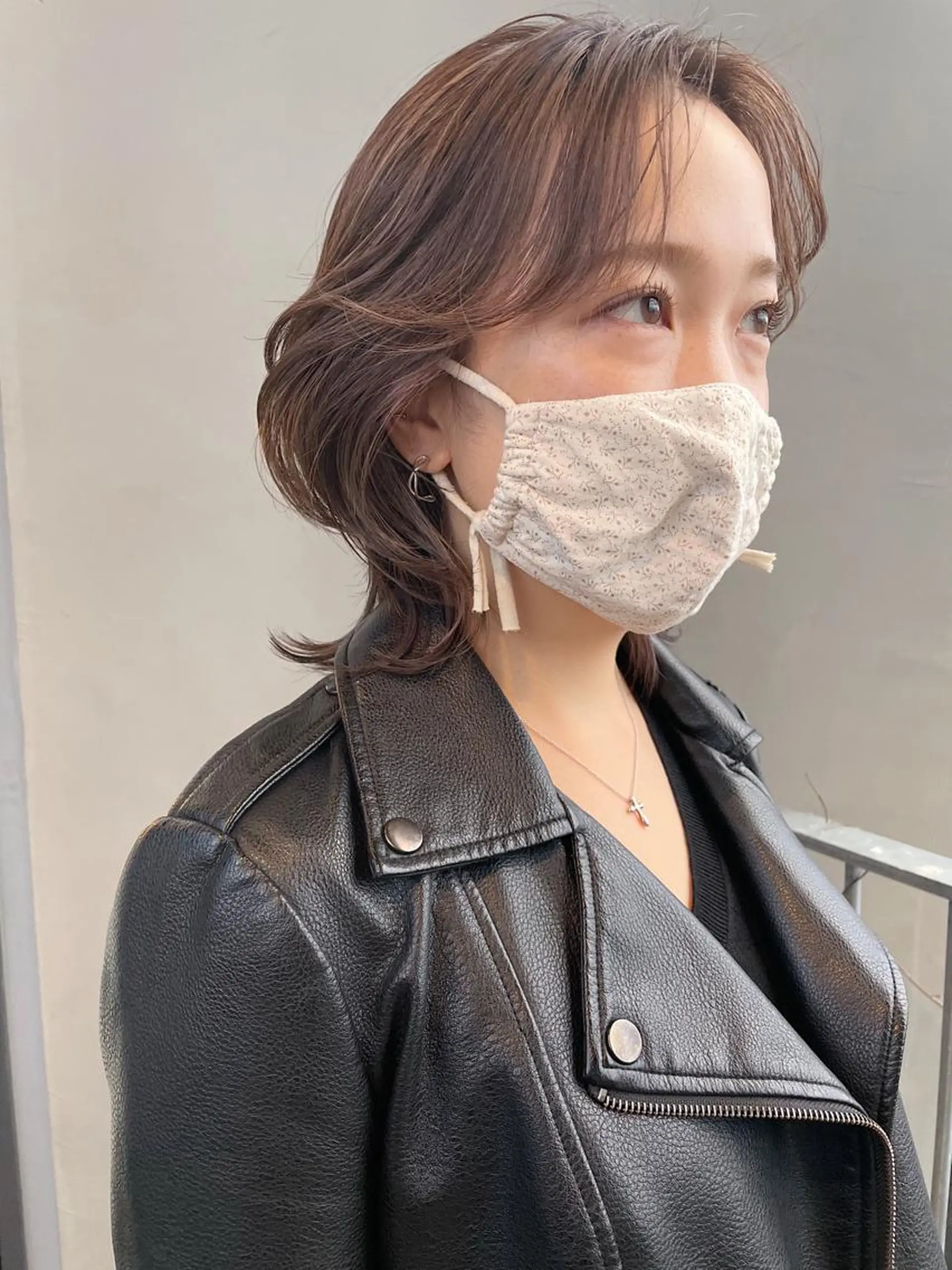 ミディアム カラー パーマ 💖美髪矯正💖 辻未侑のヘアスタイル