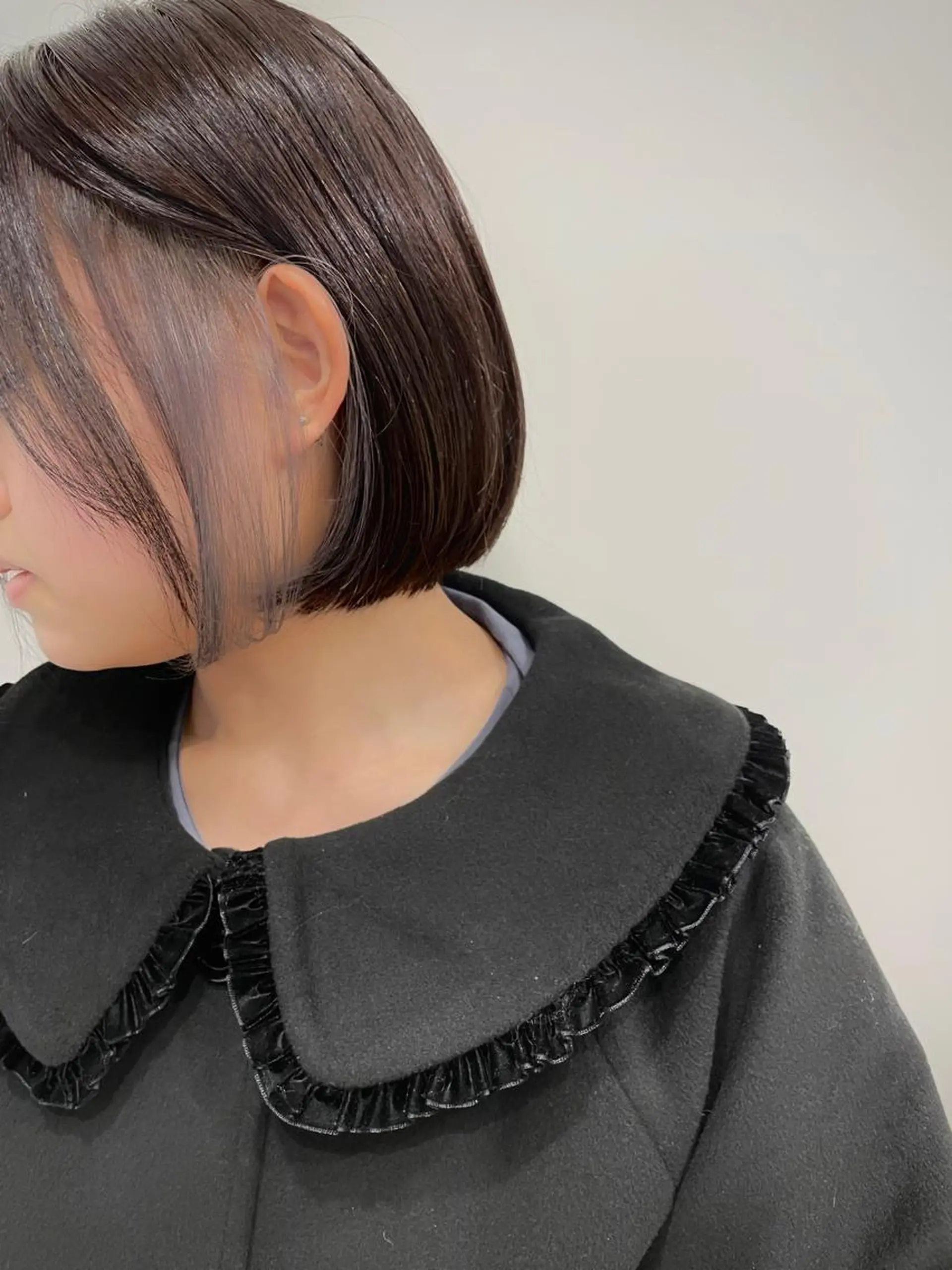 ショート カラー イヤリングカラー ボブ メンズ特化 パーマ/オザワのヘアスタイル