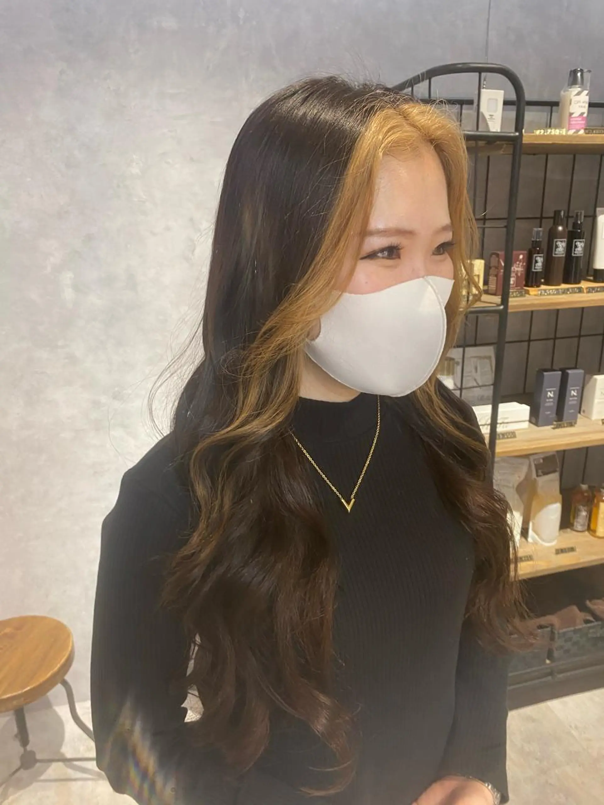 ロング Cielro【 シェイロ 】所属・Cielro/ダブル カラー/西田咲希のヘアスタイル