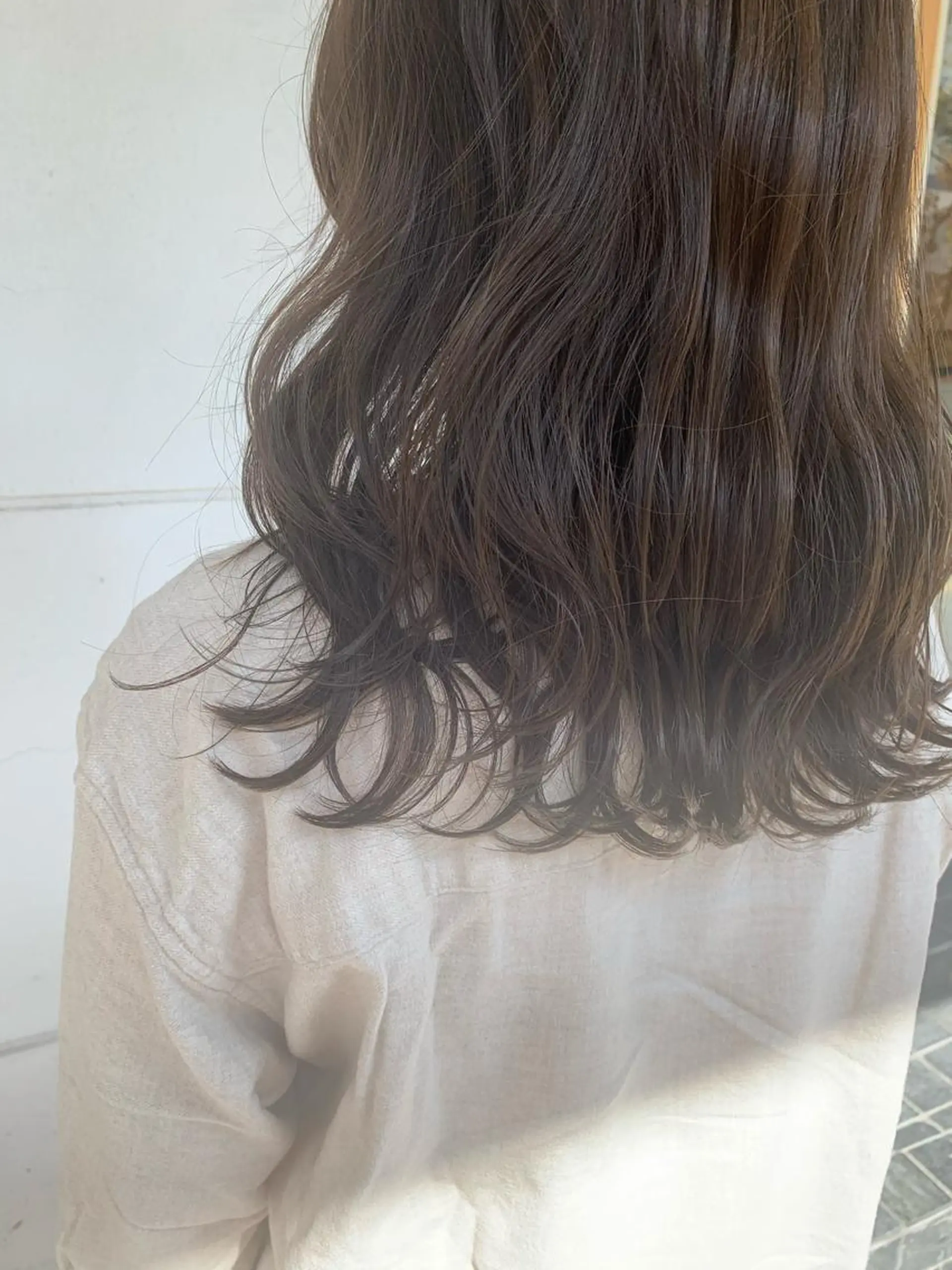 セミロング カラー ベージュカラー m ā l o.🌷 サカモトマイコのヘアスタイル