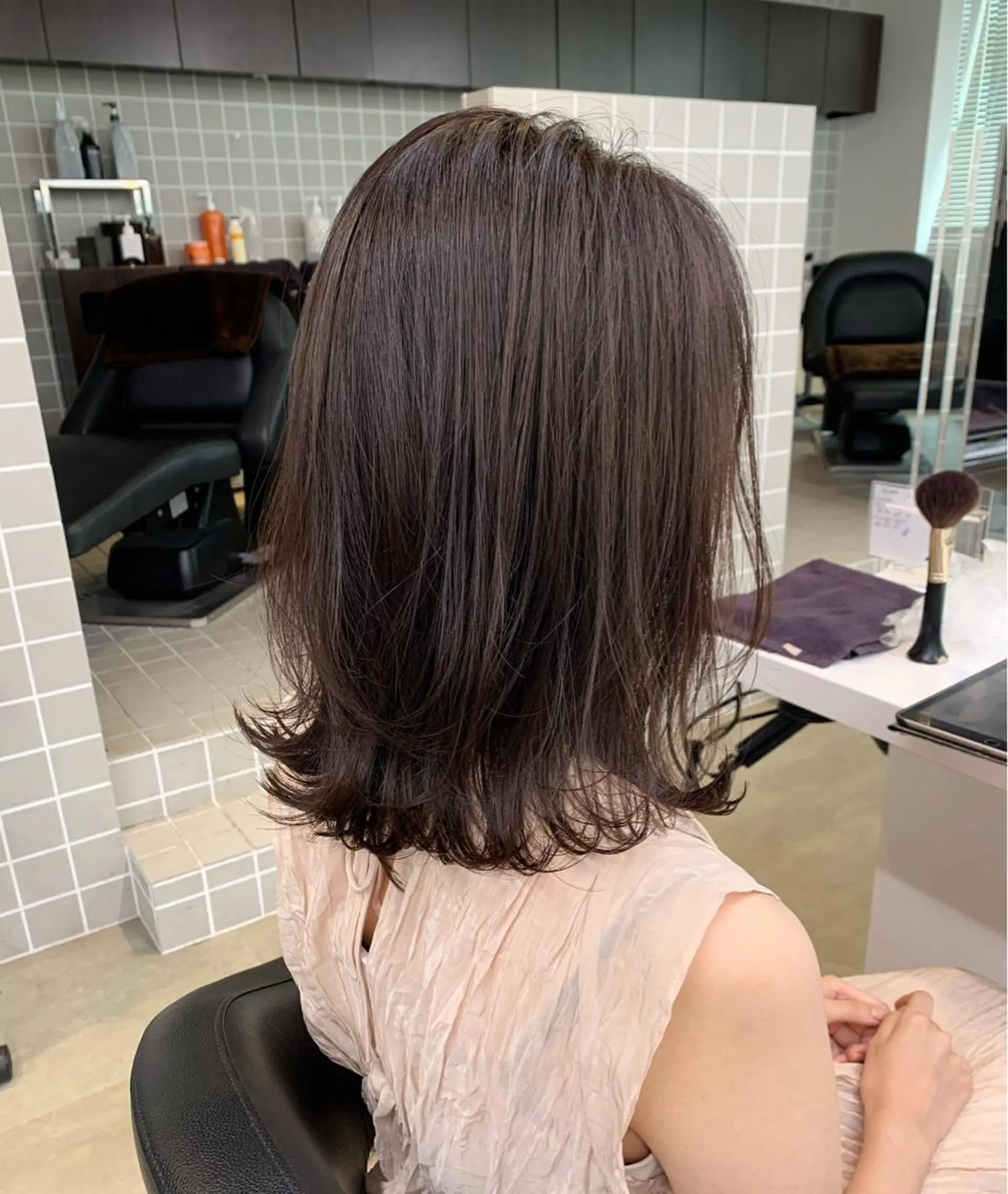 セミロング 【美容室が苦手な方 専問美容室】MIHOのヘアスタイル