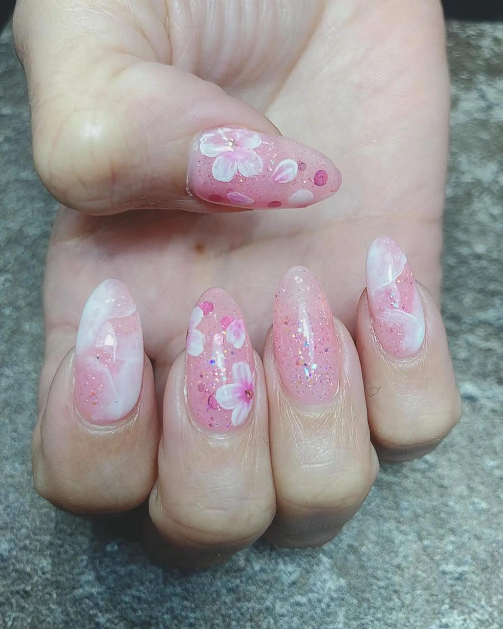 ネイル アートネイル 持ち込み ハンドネイル Am:nail 柏 SUE（スゥ）のネイルデザイン