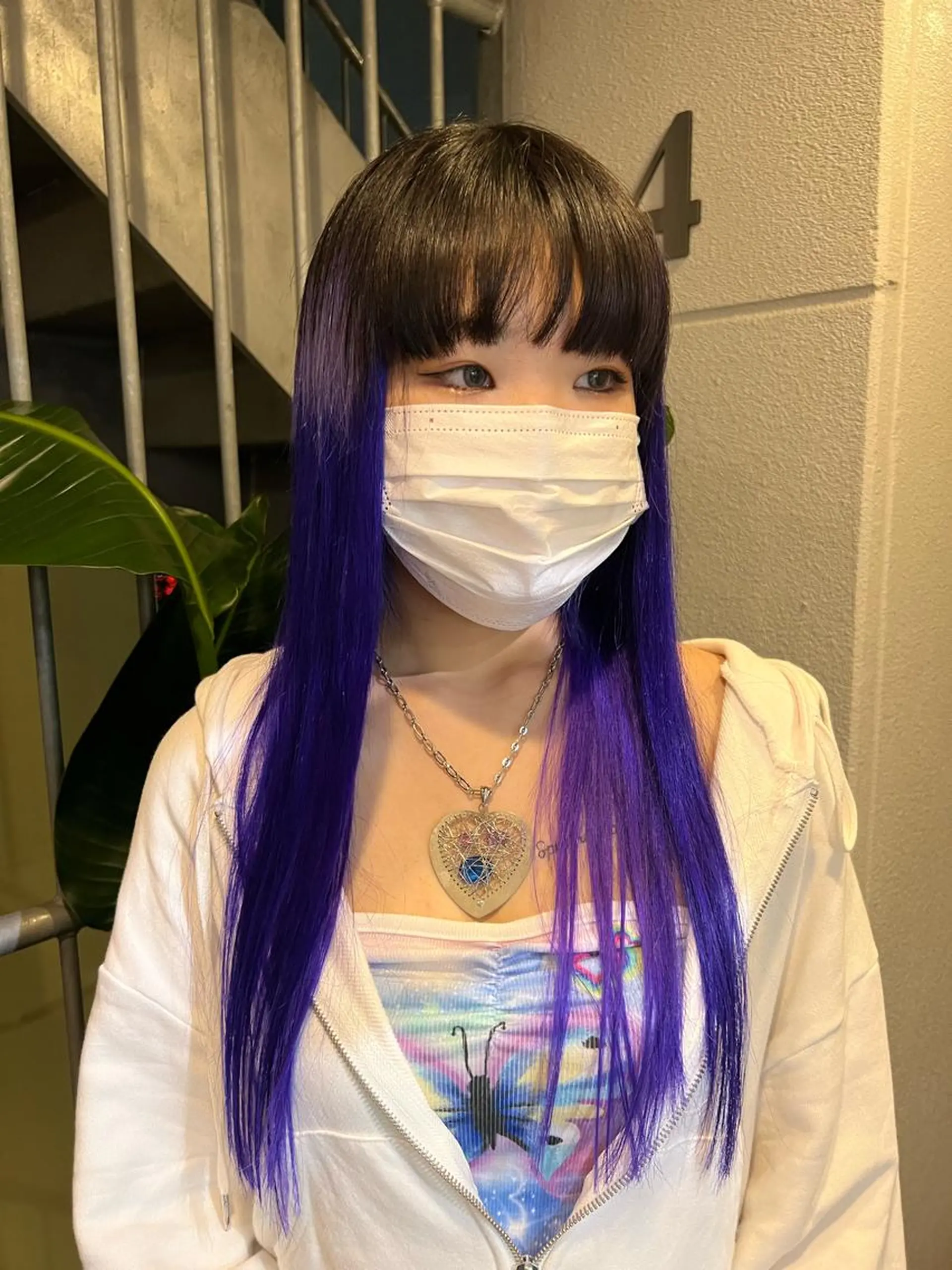 ロング カラー ハイトーン&髪質改善 ＆韓国エクステ🤎のヘアスタイル