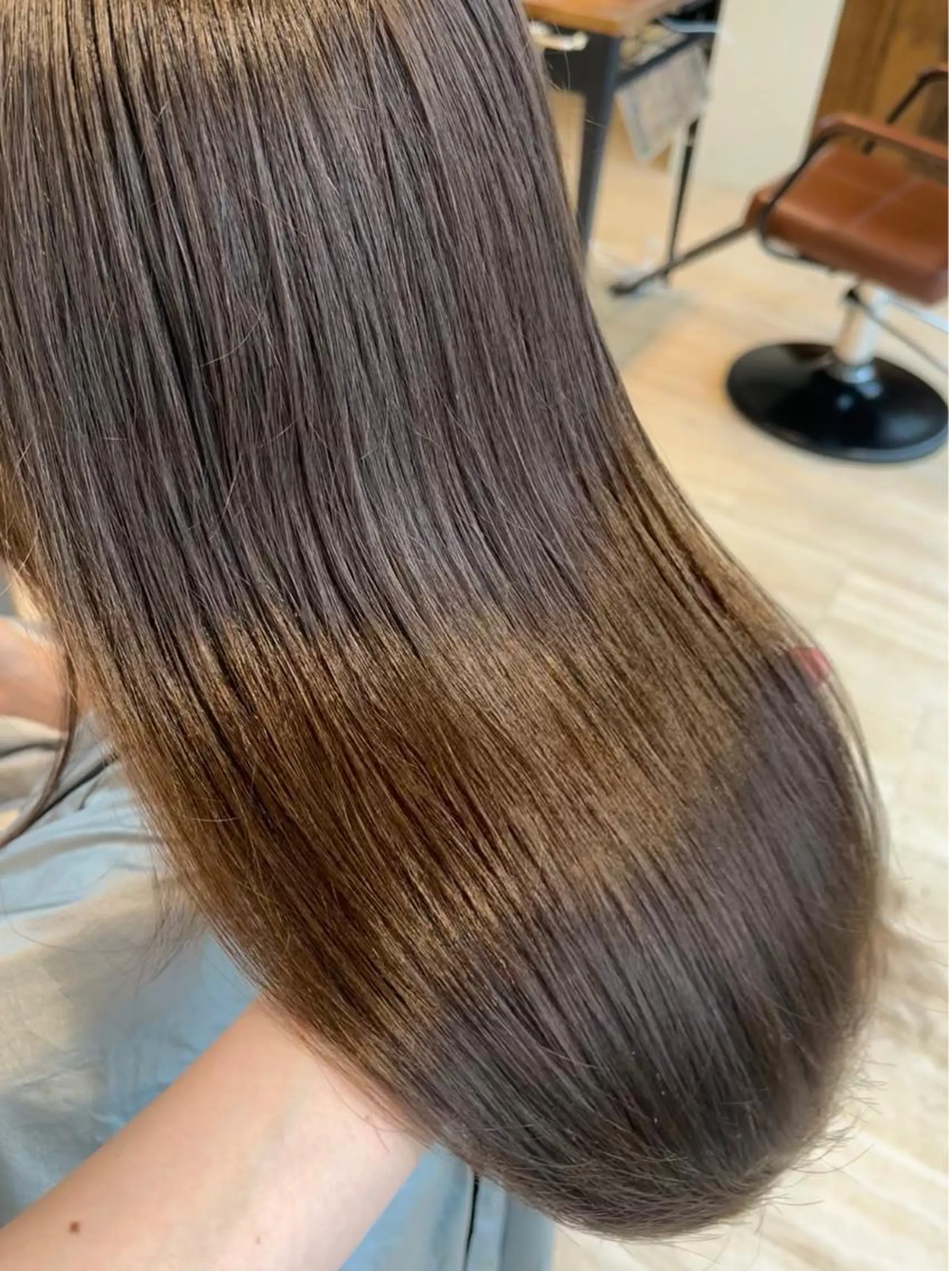 セミロング カラー 佐藤 悠衣/透明感 カラー/似合わせ前髪のヘアスタイル