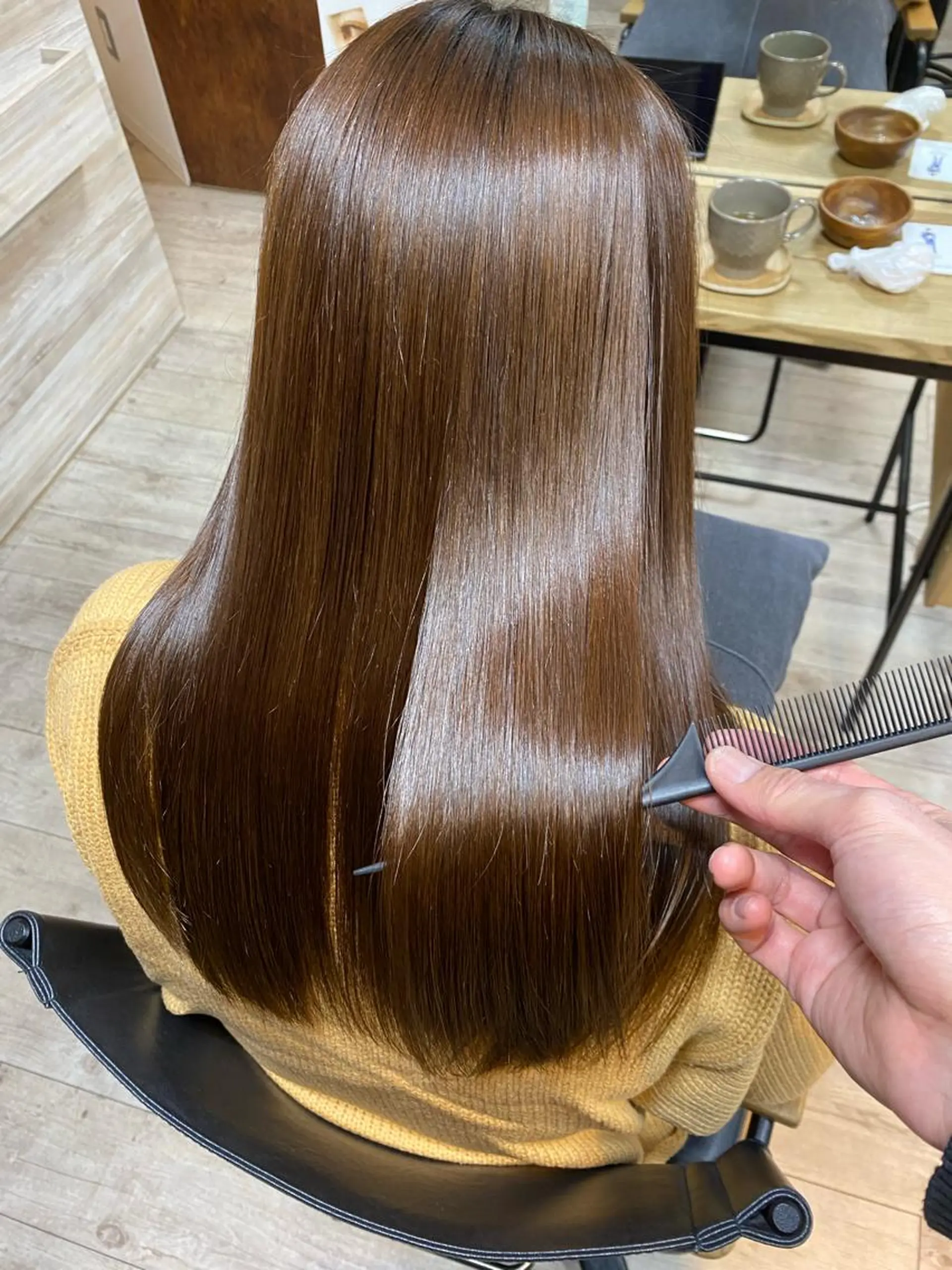 ロング 波巻きスパイラル/ メンズパーマ/ゆうひのヘアスタイル