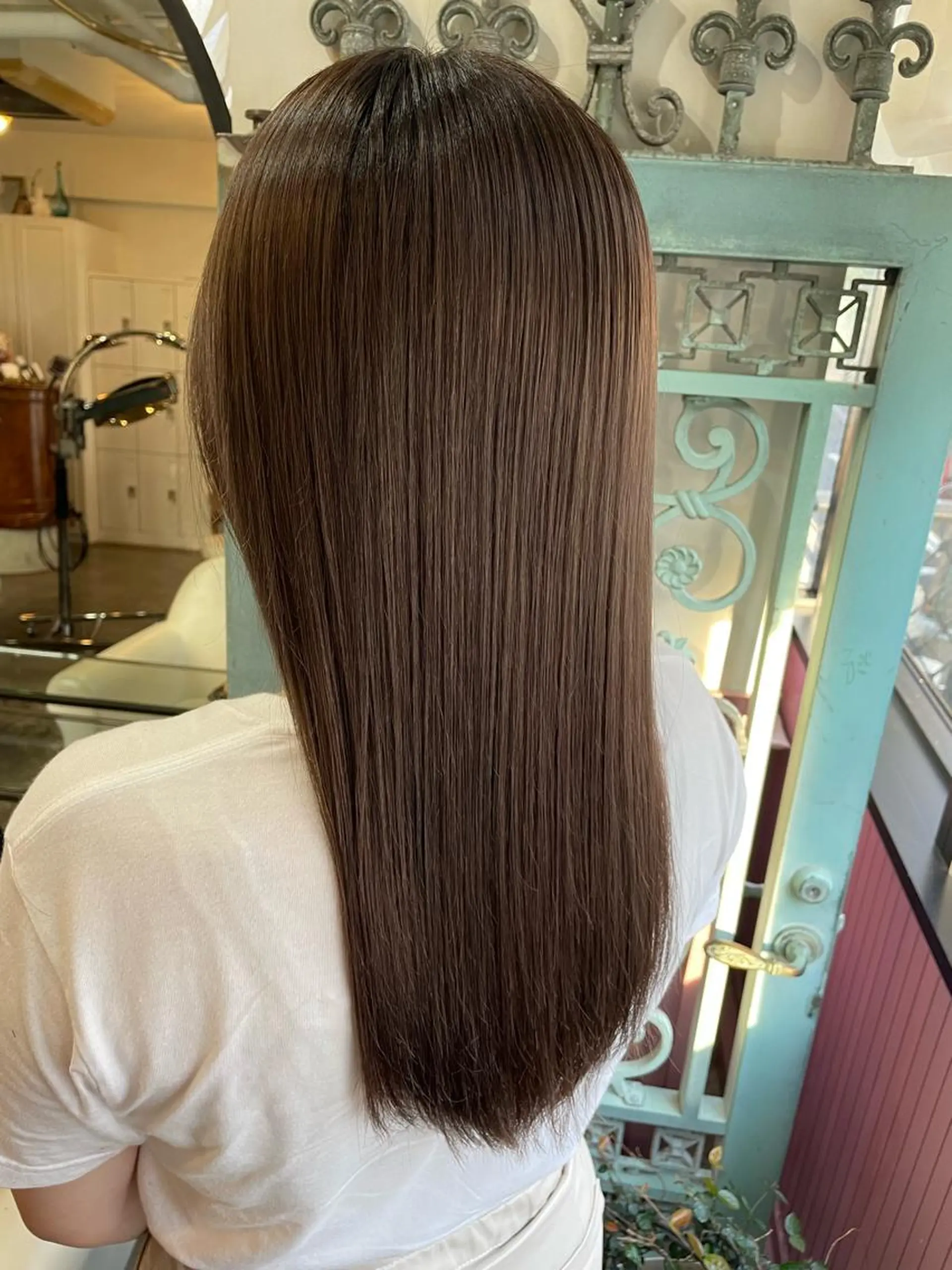 セミロング カラー パーマ ヘアアレンジ メンズ ヘアカラー トリートメント ヘアセット 表参道Lise おおいしおりのヘアスタイル