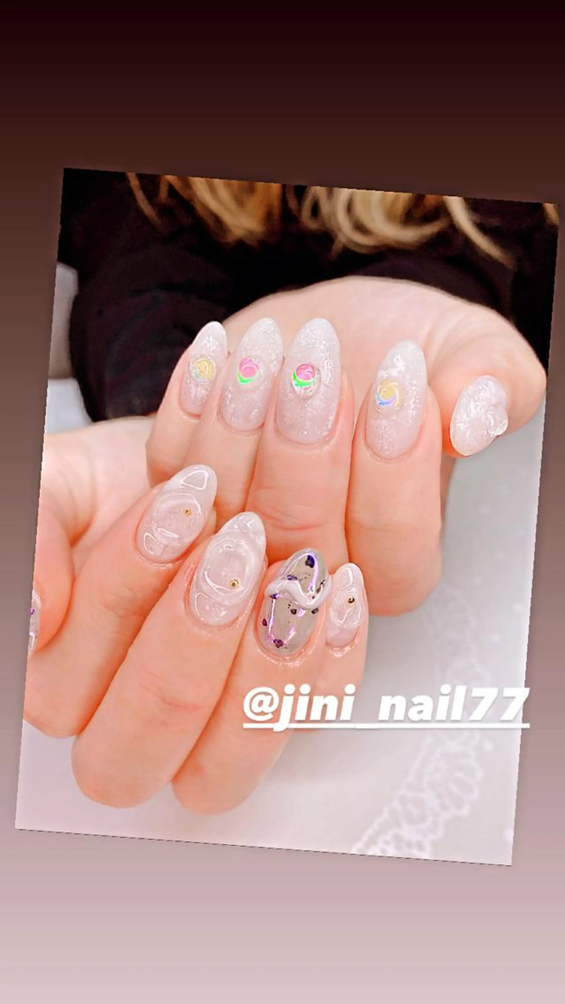 ネイル ハンドネイル JINI NAIL所属・ジニ ネイルのネイルデザイン