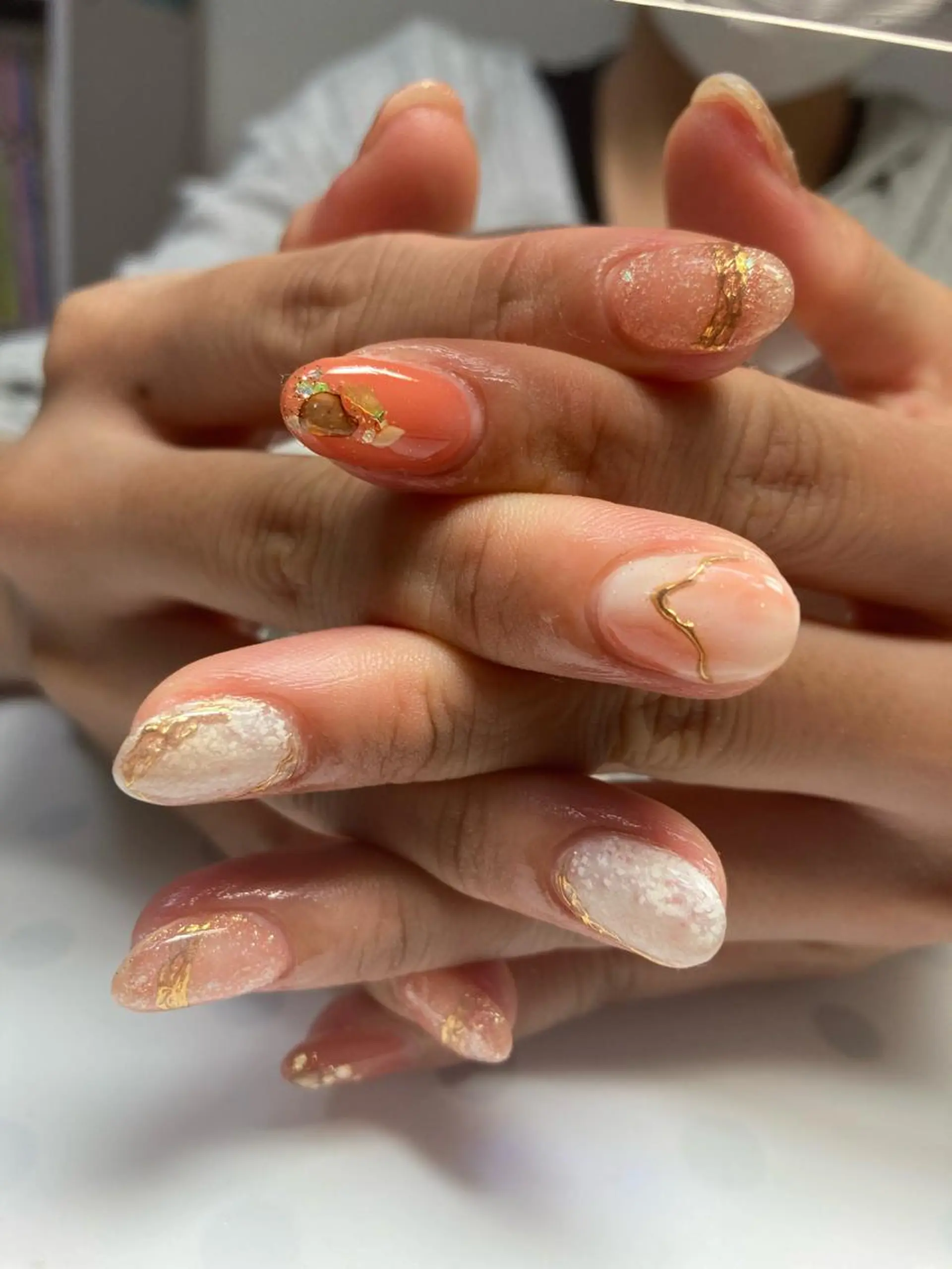 ミディアム ネイル nail yukkoのネイルデザイン