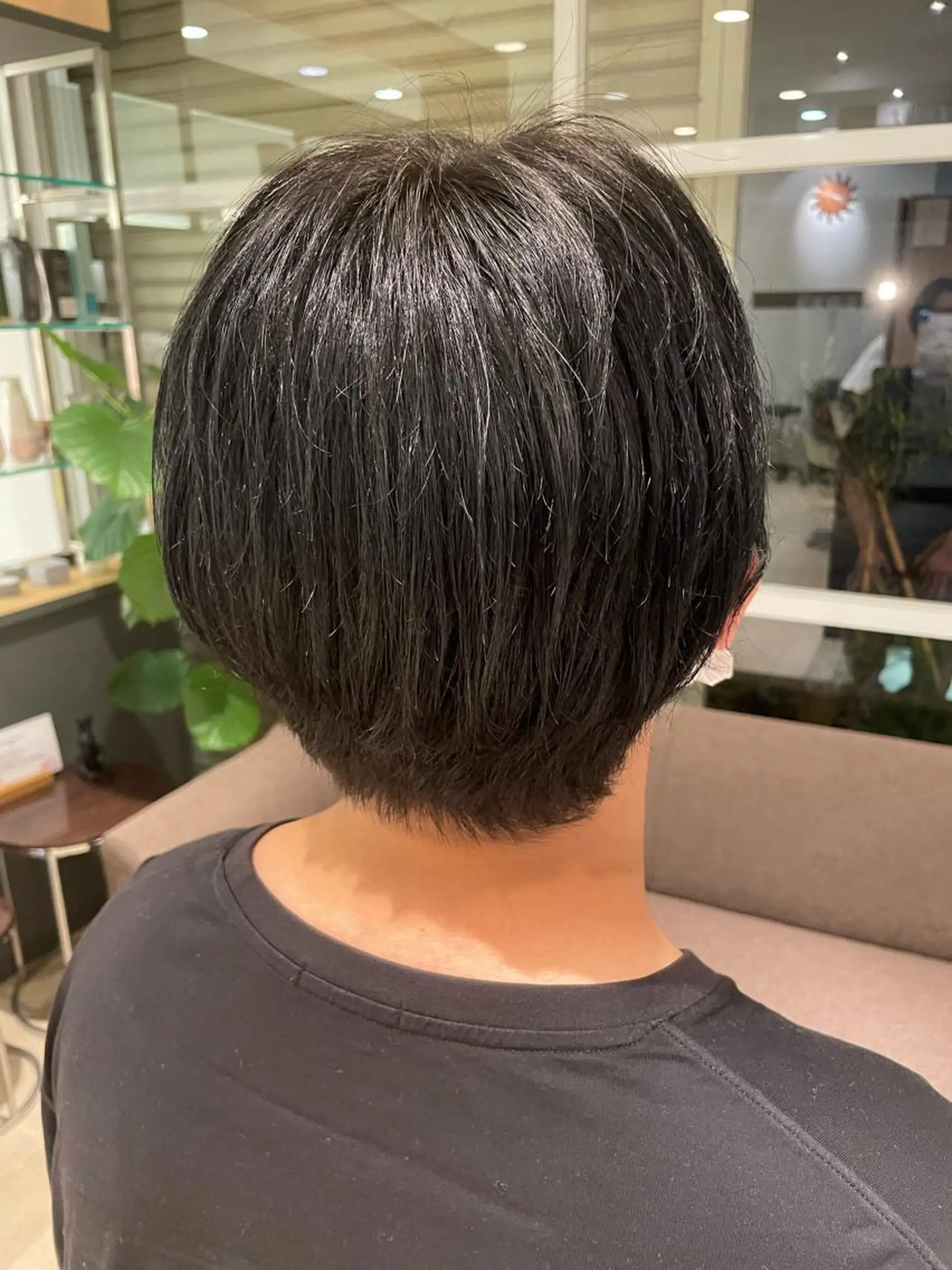 カラー 黒髪 ブルーカラー ブルーブラック メンズカット募集 草野のヘアスタイル