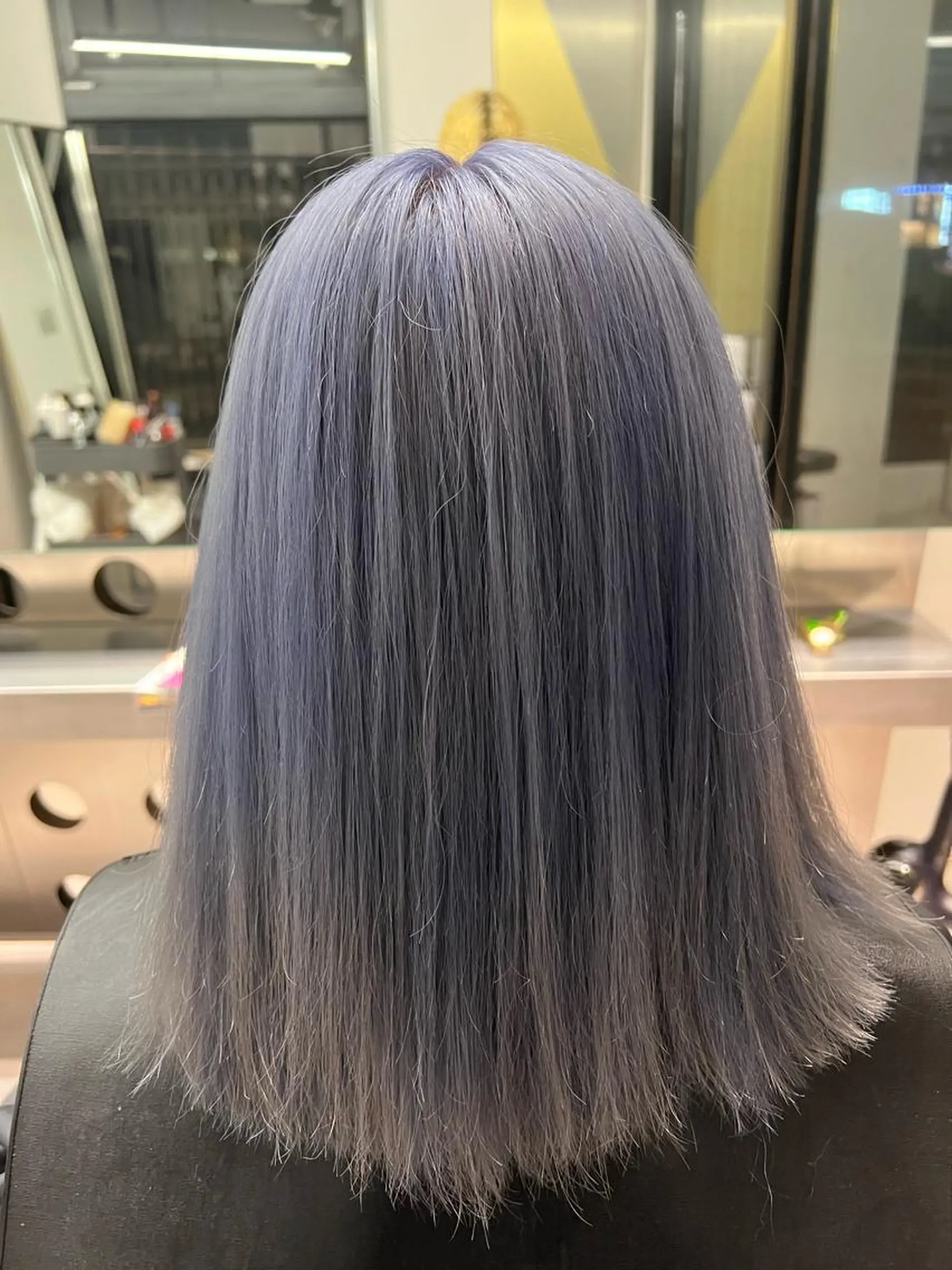 ミディアム カラー ラベンダーカラー 堀江 /木下椋麻のヘアスタイル