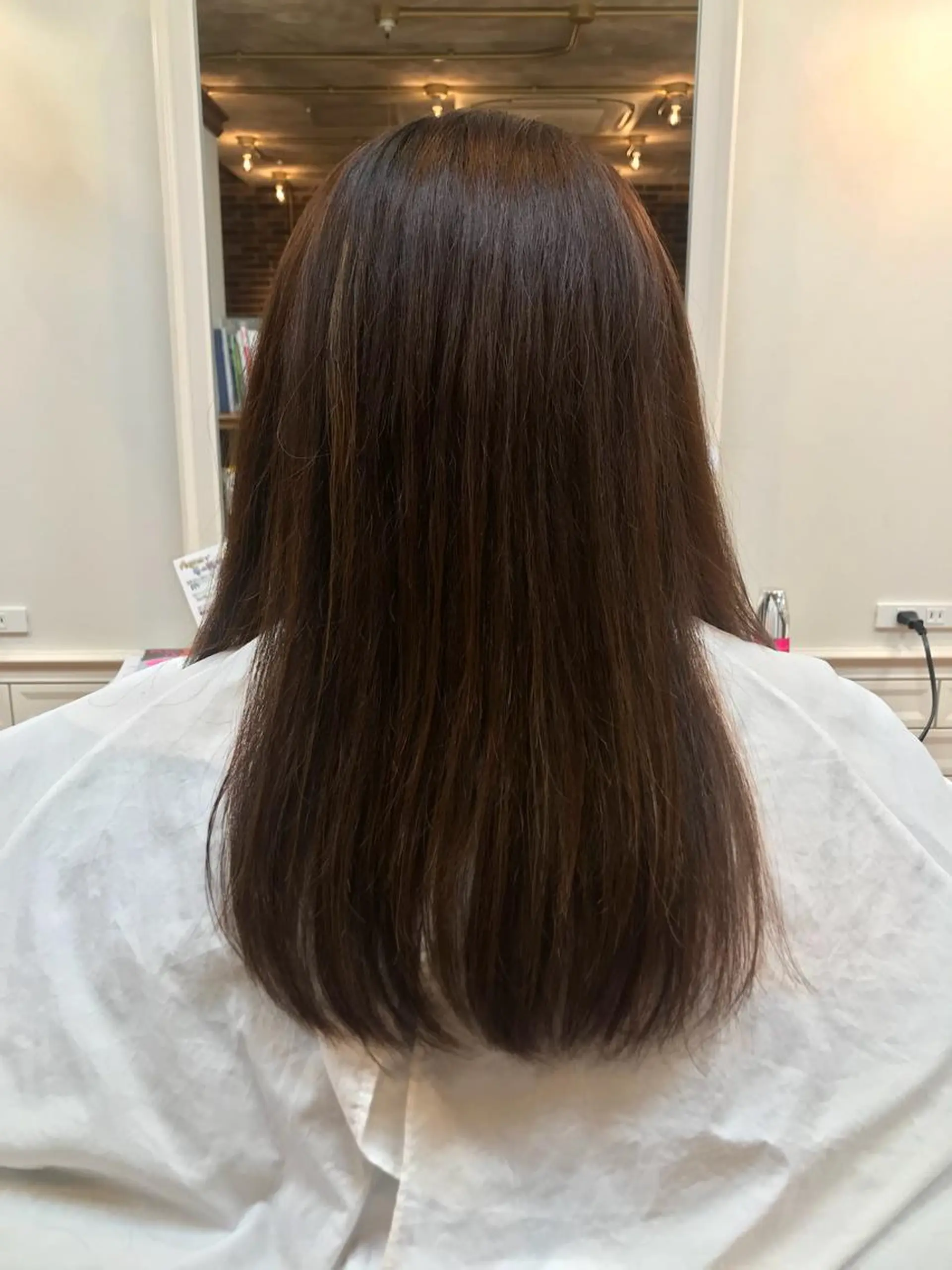 セミロング セミロングパーマ アッシュ 髪質改善 トリートメント 髪質改善✨縮毛矯正 美髪担当・大西真奈のヘアスタイル