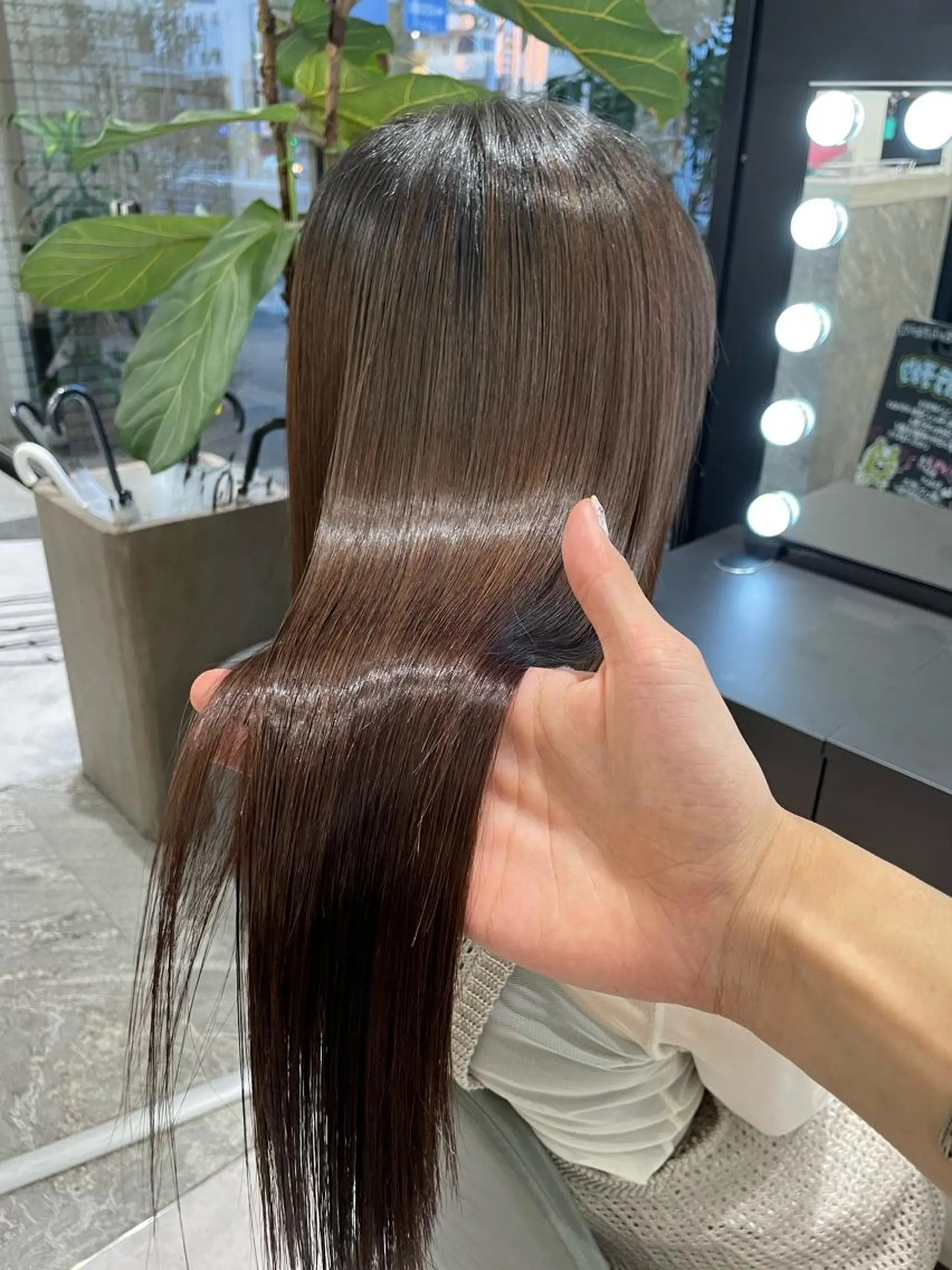 ロング 髪質改善 縮毛矯正 Reginavita栄所属・パーマ×メッシュ/ 本日空き○/岡本一真のヘアスタイル