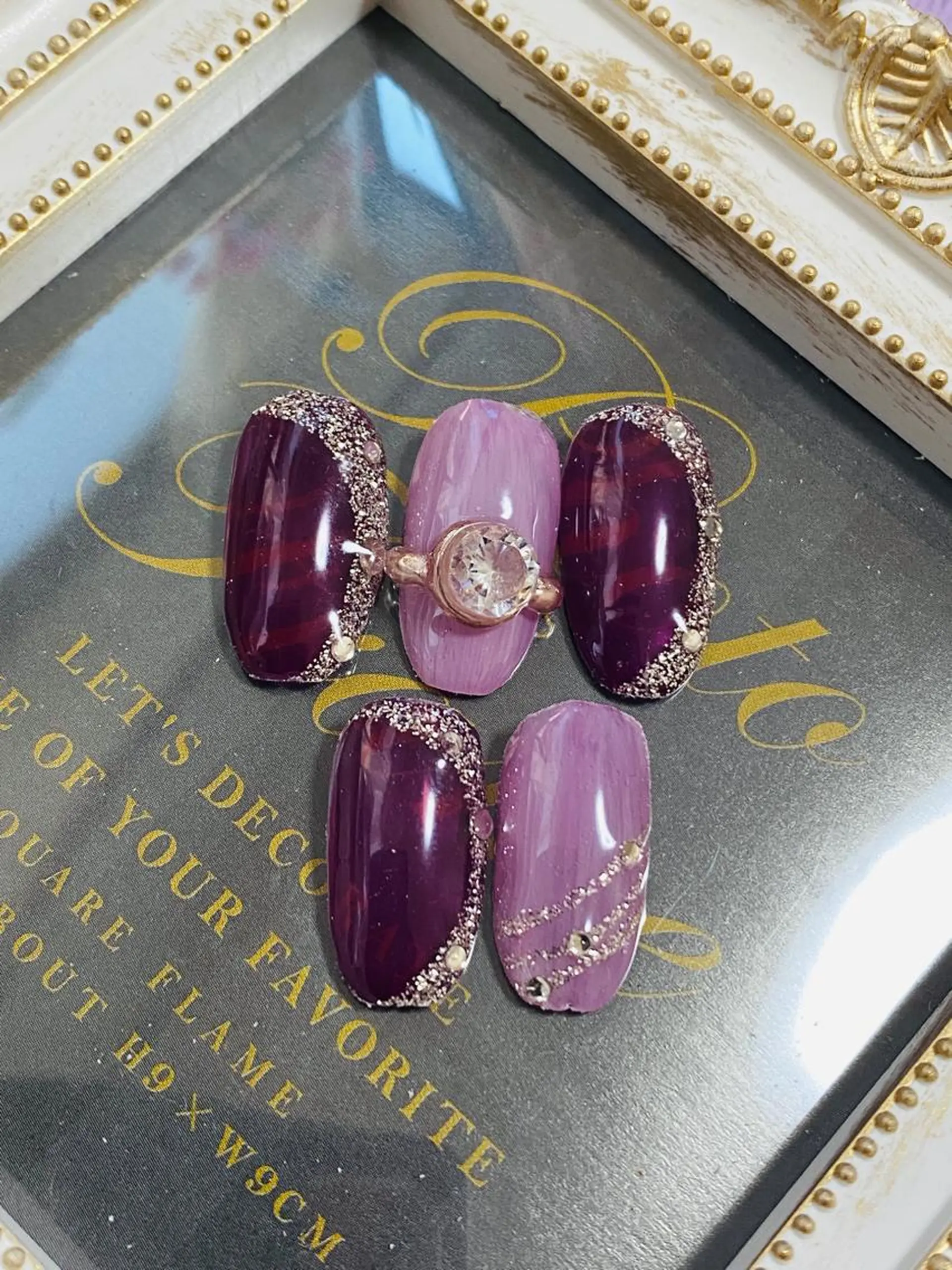 ネイル キラキラネイル ラメ(グリッター) 自宅ネイルサロン ♦️nuance♦️のネイルデザイン