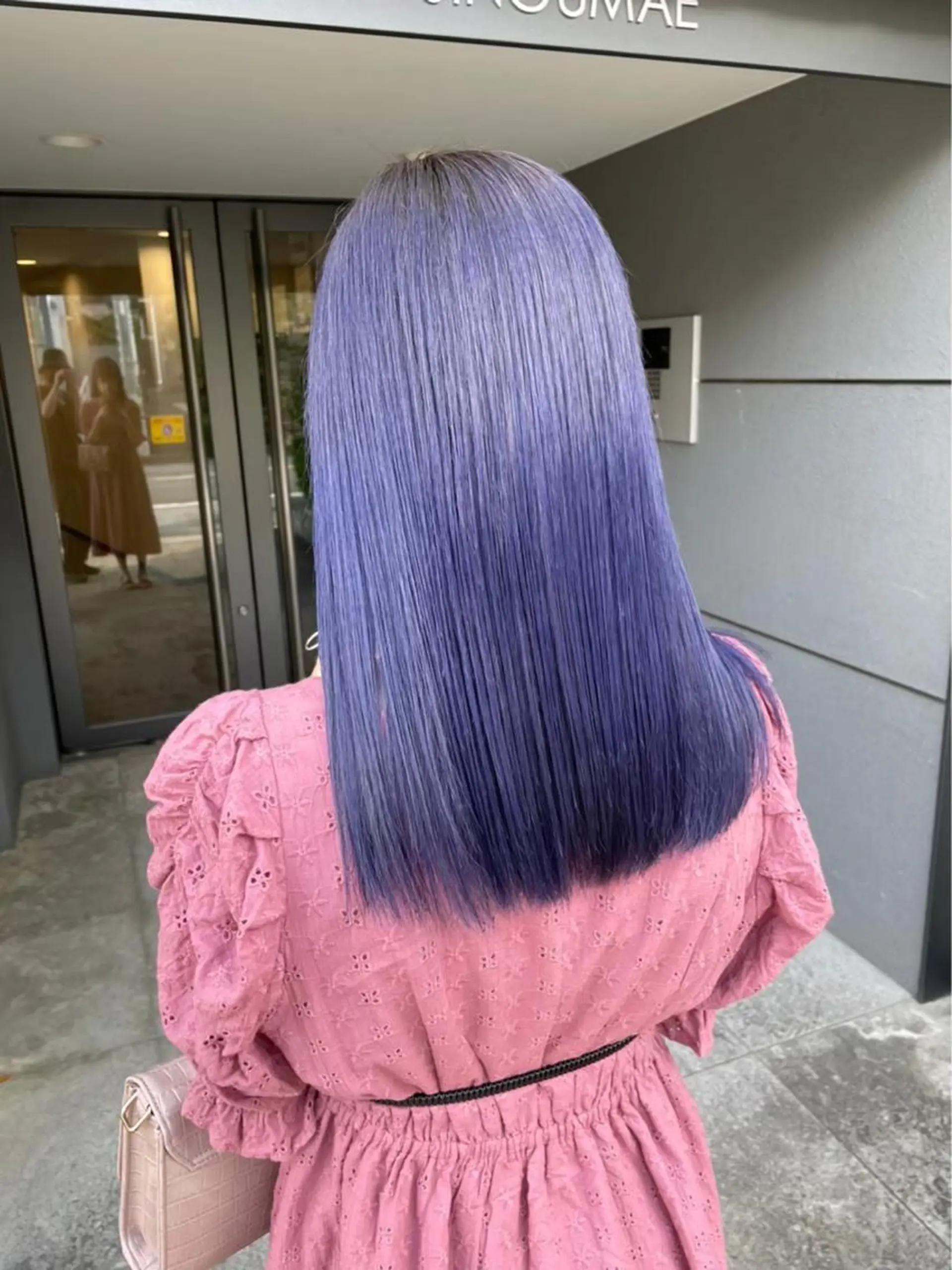 セミロング カラー アッシュ アッシュグレー アッシュグレージュ バレイヤージュ ミストバング 【バレイヤージュ】 🔥メンズRYUTAのヘアスタイル