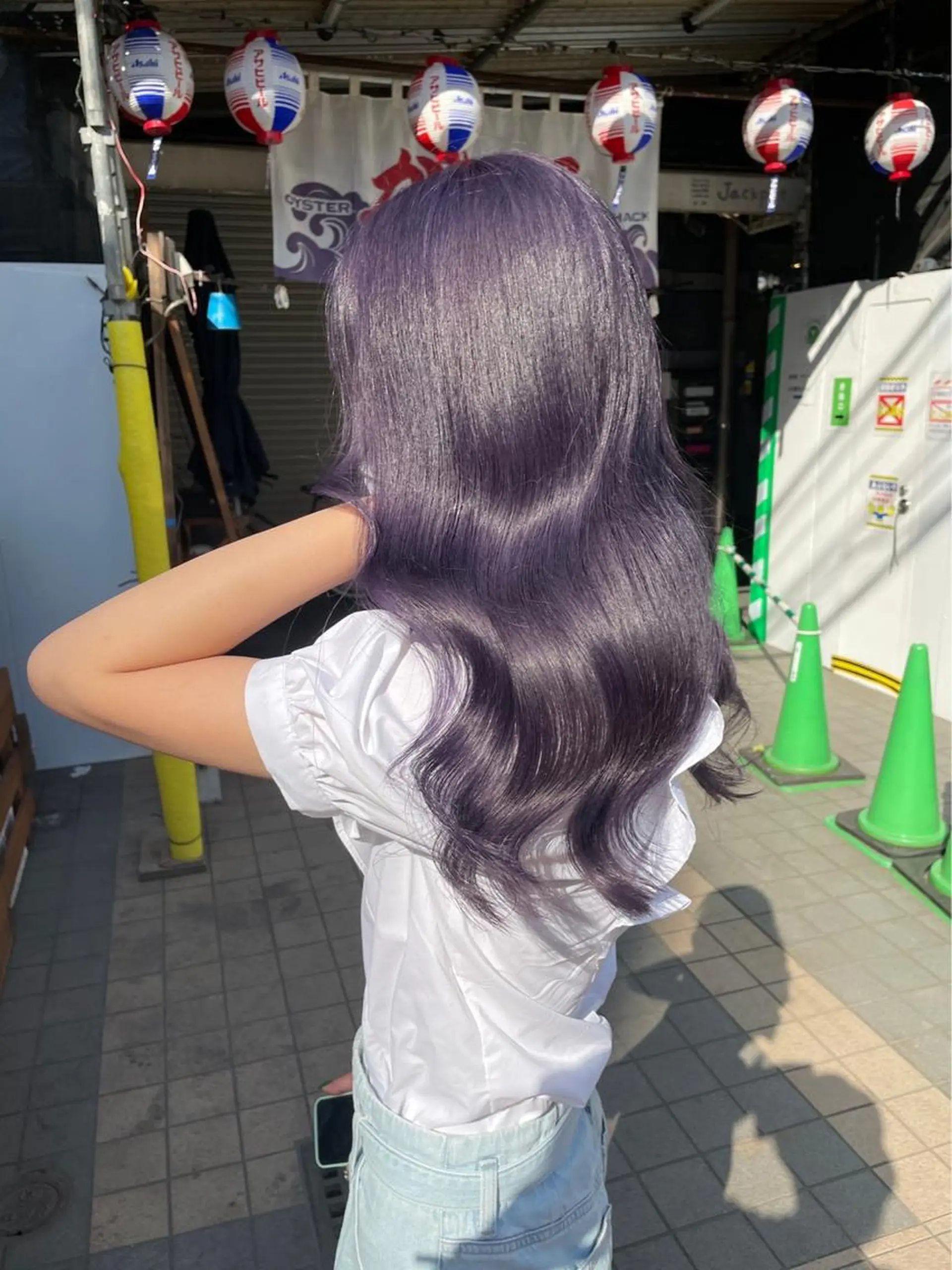 ロング 🩶 ピンクカラー/ ブロンド🩶くるみのヘアスタイル