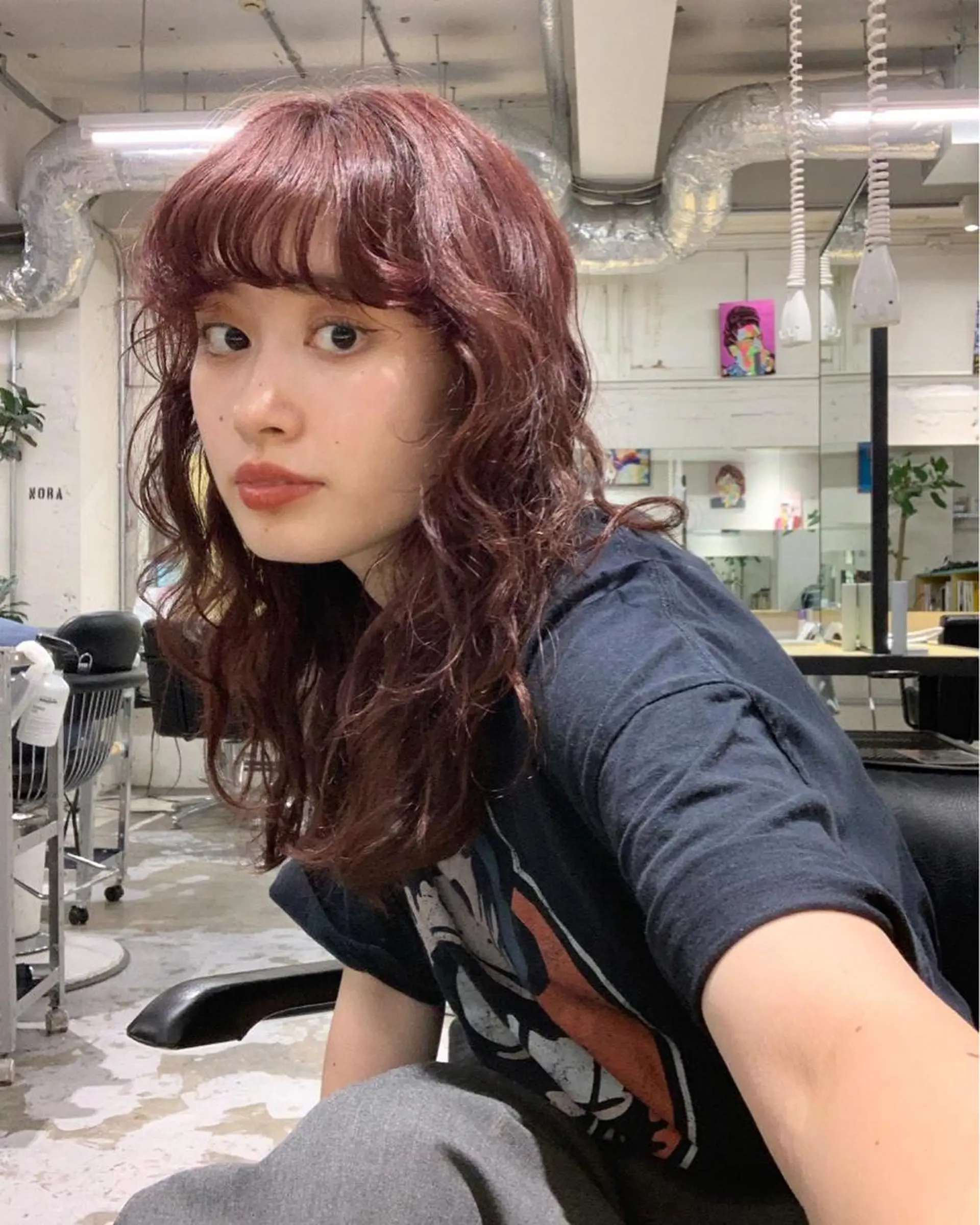 カラー ハッシュカット/ MAYAのヘアスタイル