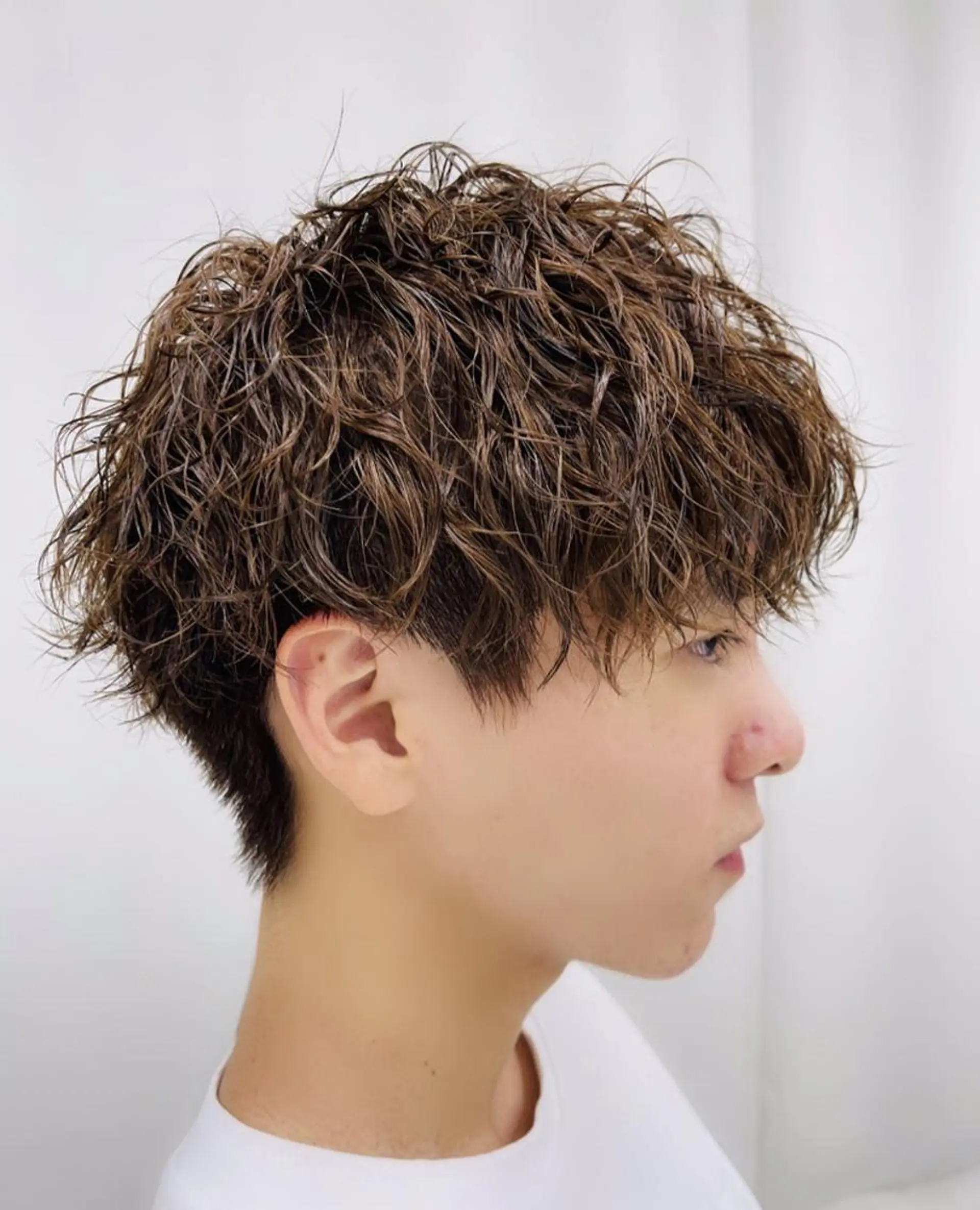 パーマ ショート メンズ Ash 武蔵小杉店のヘアスタイル