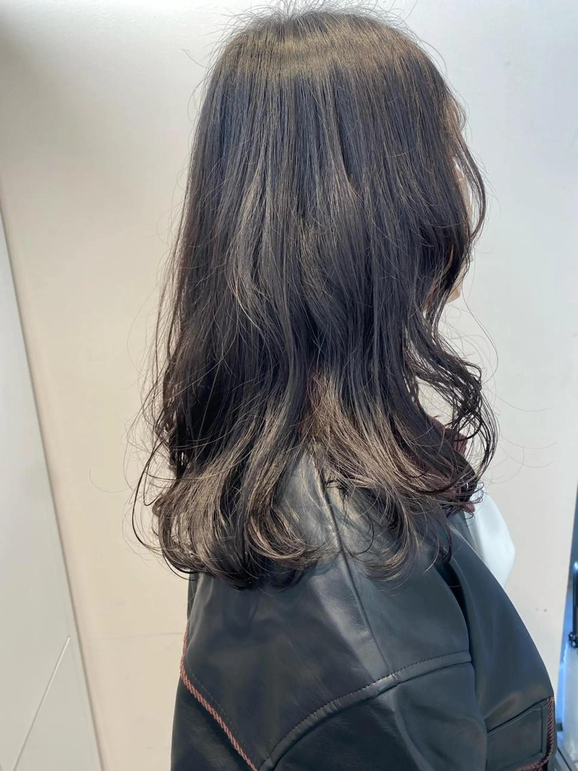 セミロング パーマ カット パーマ トリートメント デザインカラー/パー マ🦖外岡咲希🦖のヘアスタイル