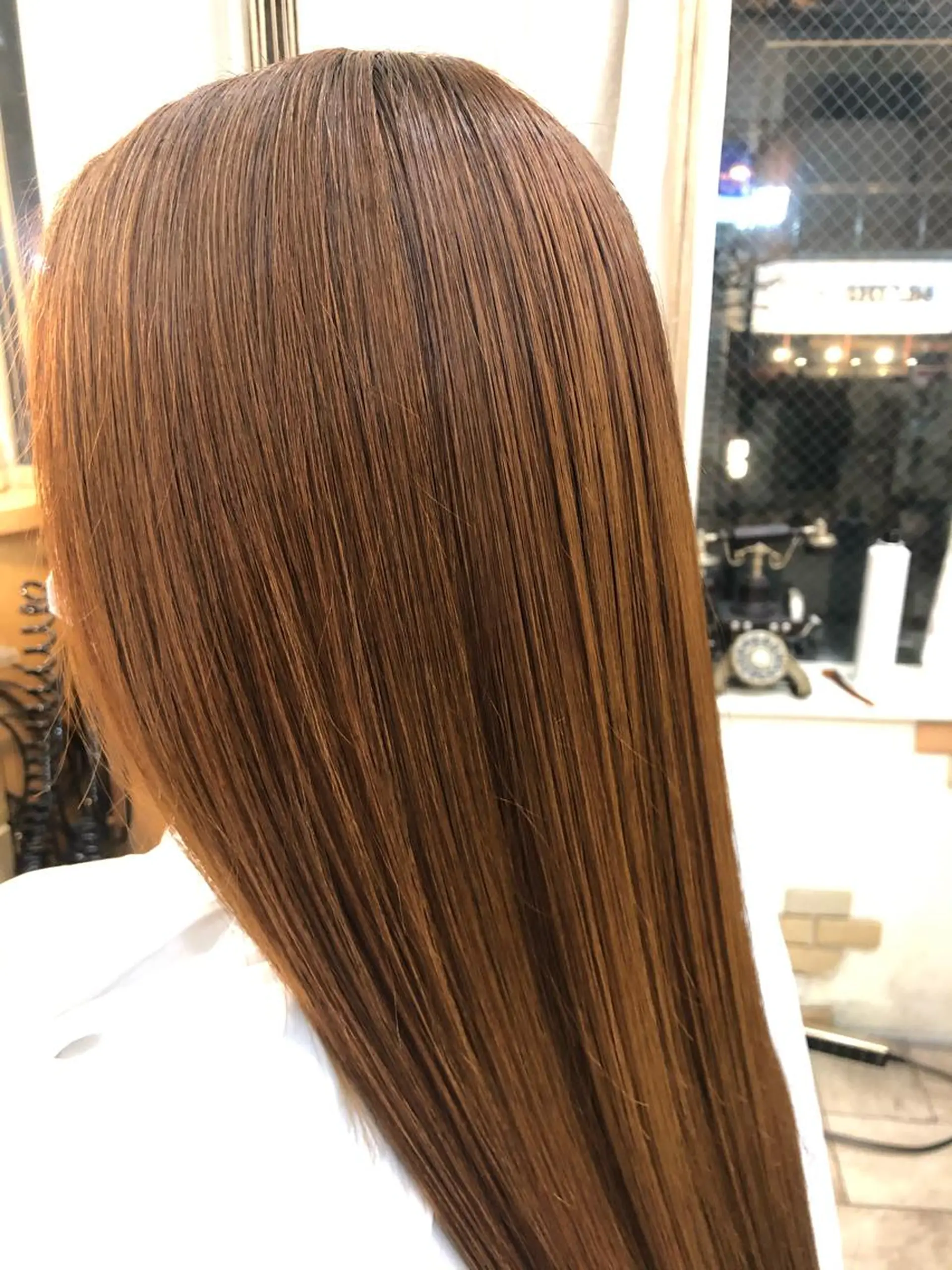 ロング トリートメント 酸熱トリートメント ❤︎大人シック ベージュrihoのヘアスタイル