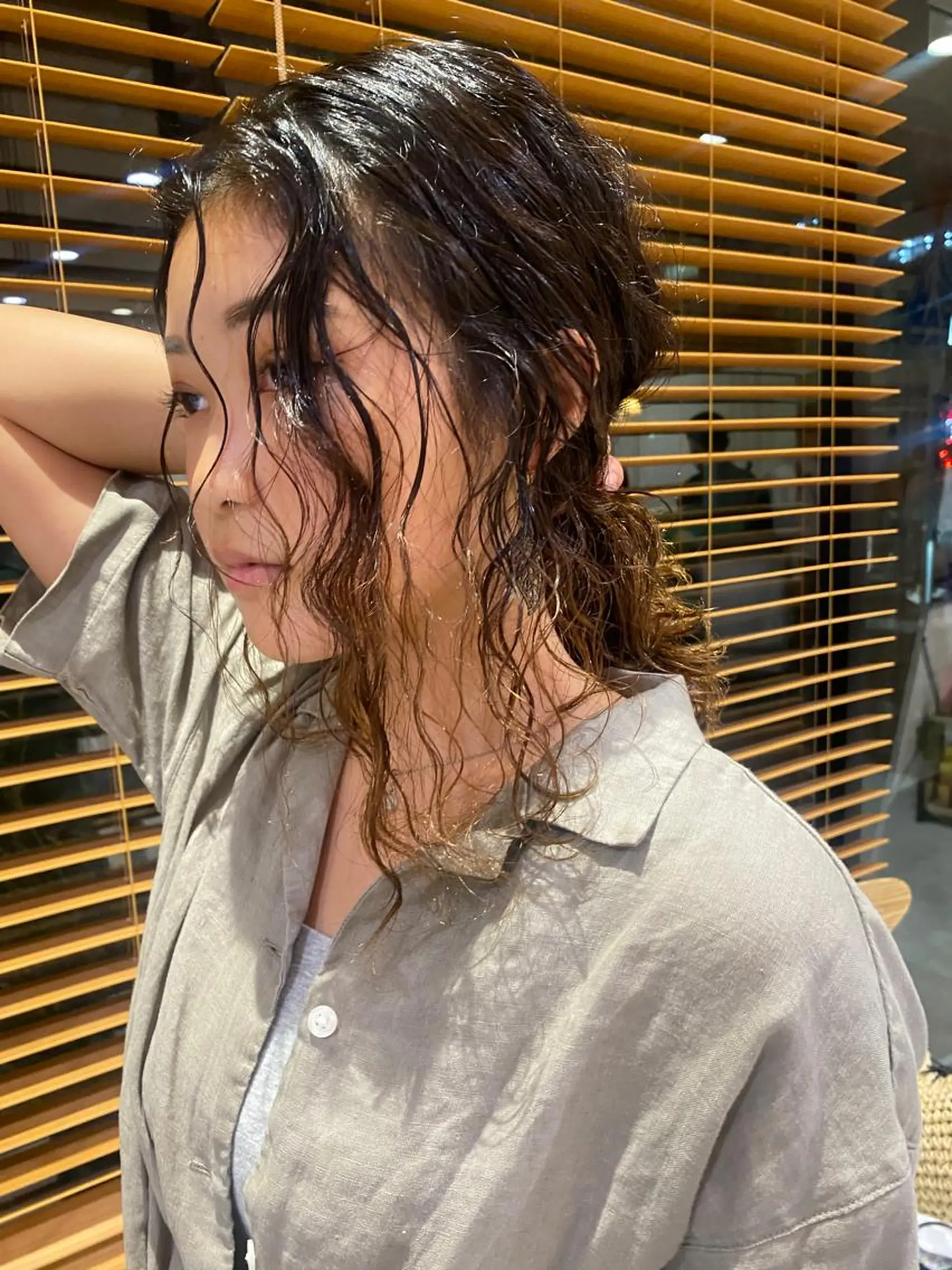 セミロング パーマ パーマ パーマ指名No1 /namiのヘアスタイル