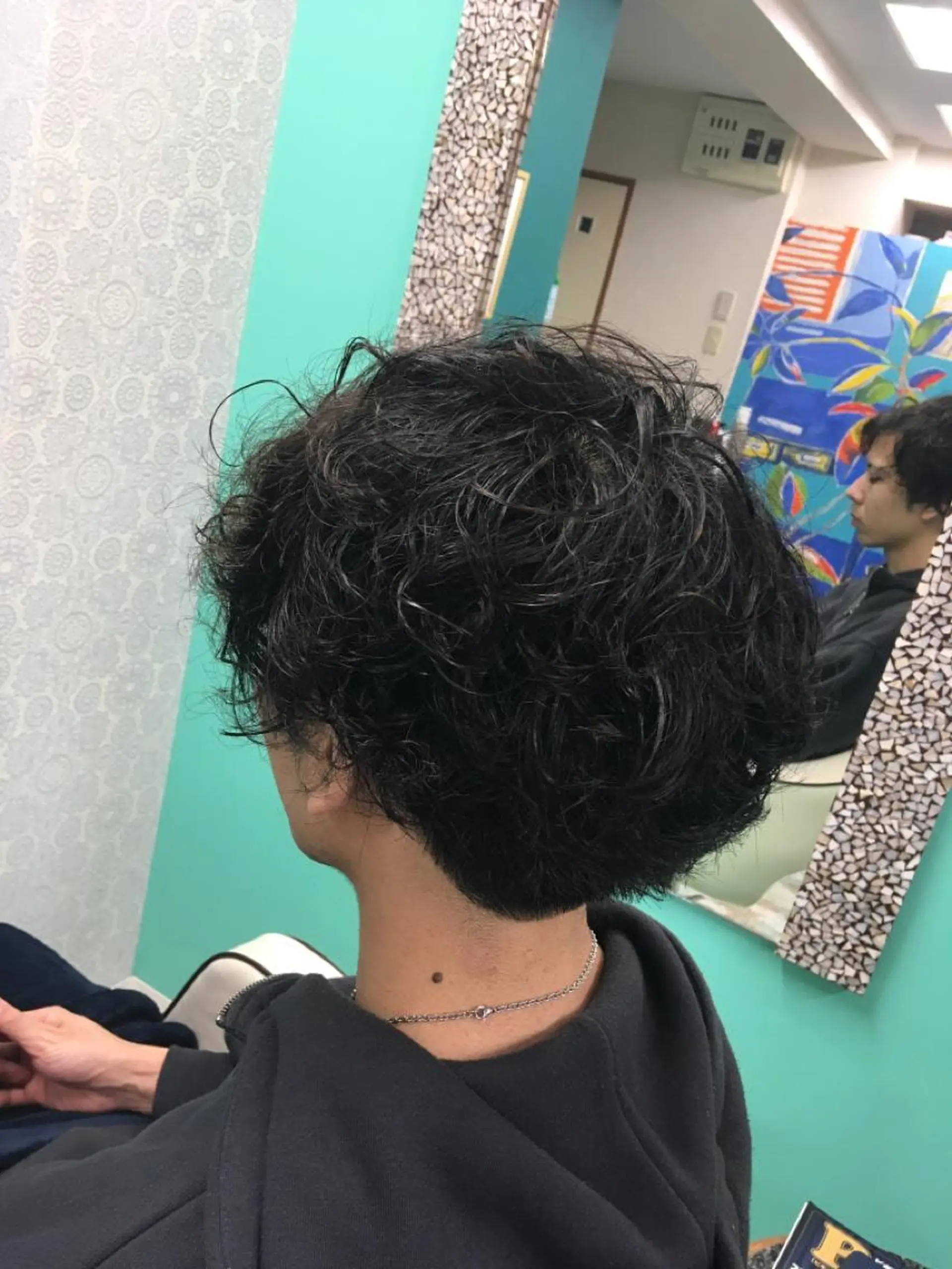 ミディアム ミディアムパーマ 山本 雷のヘアスタイル