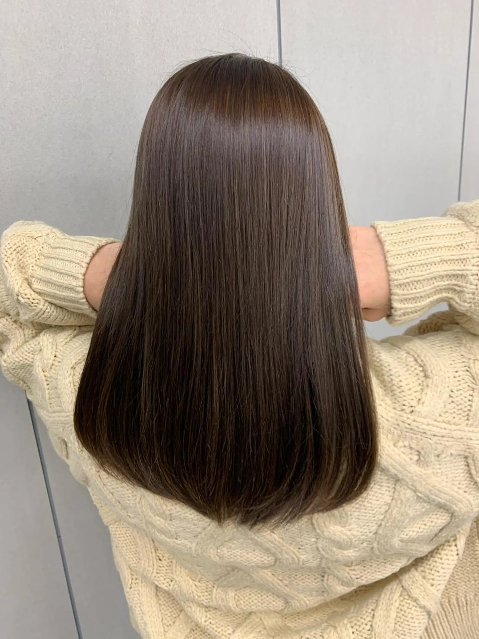 ミディアム カラー Silk-lei【銀座店】所属・銀座/美髪縮毛矯正 /髪質改善/山本翔華のヘアスタイル