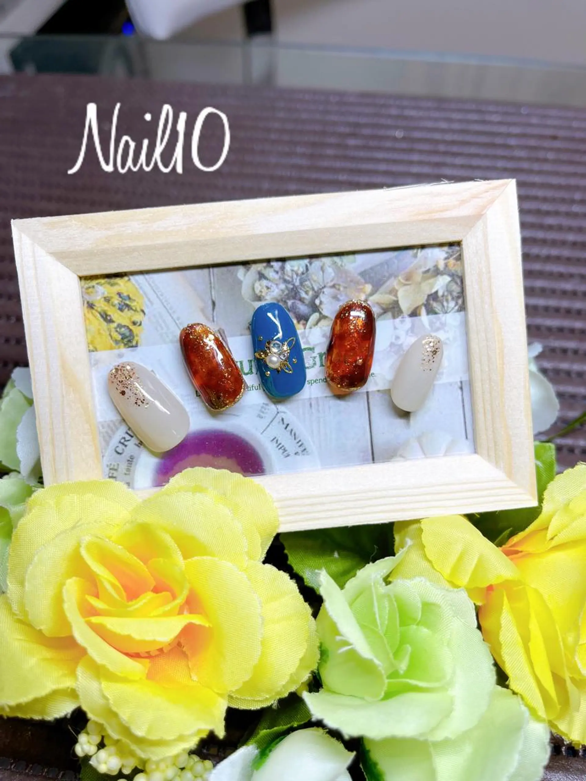 ネイル ストーンネイル Nail10 Kakoのネイルデザイン