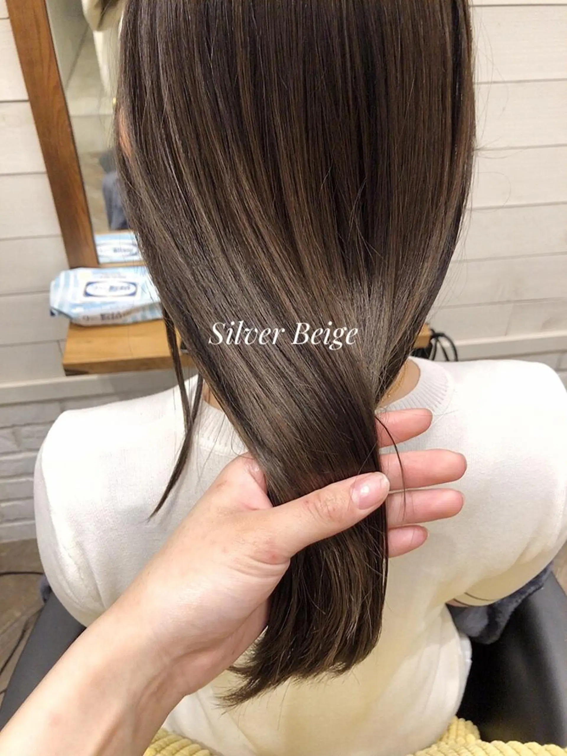 セミロング ヘアカラー トリートメント ヘアセット Hair Salon BOTTOMS所属・✨透明感ケアカラー✨ 長野ゆきなのヘアスタイル