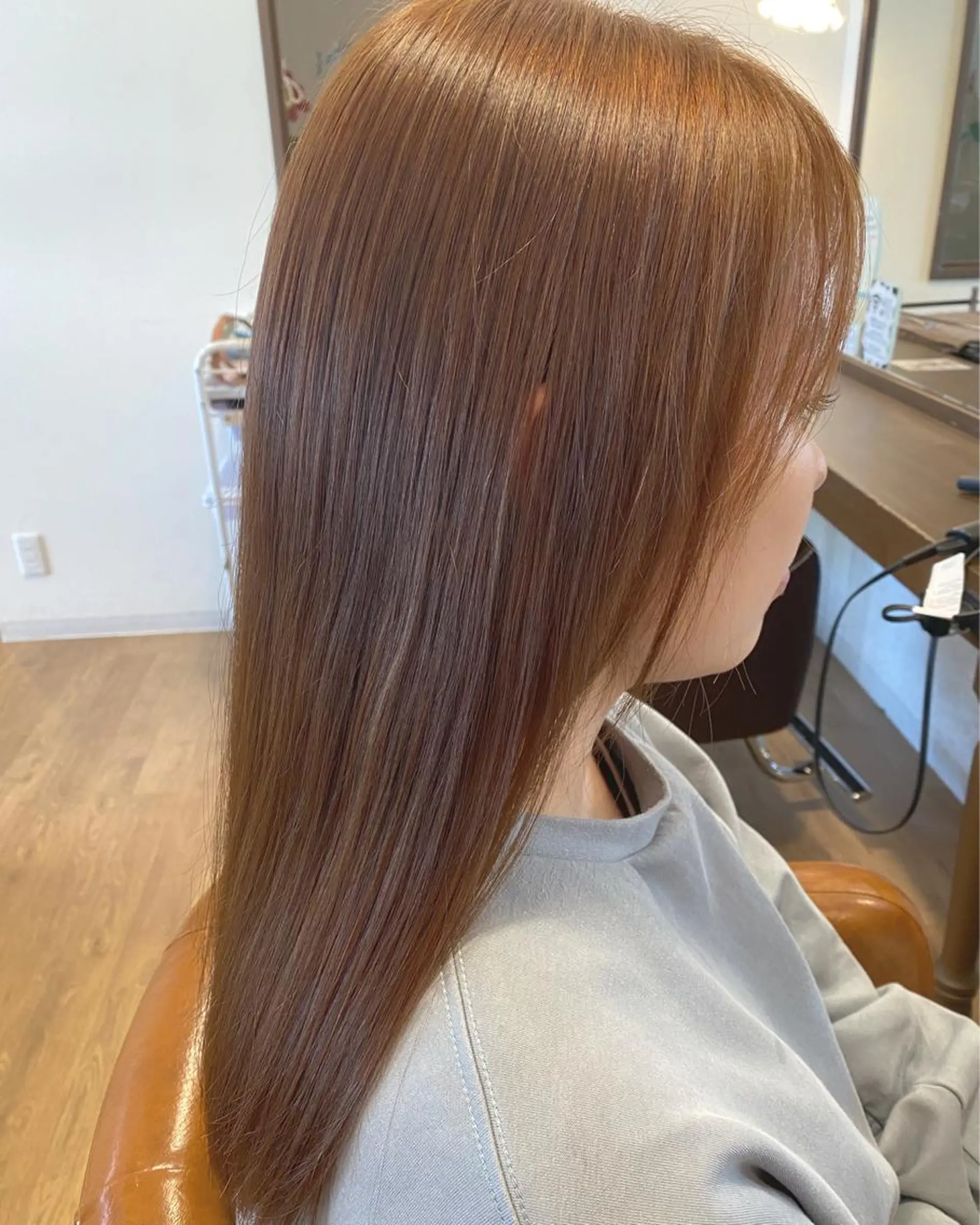 ロング あ いのヘアスタイル