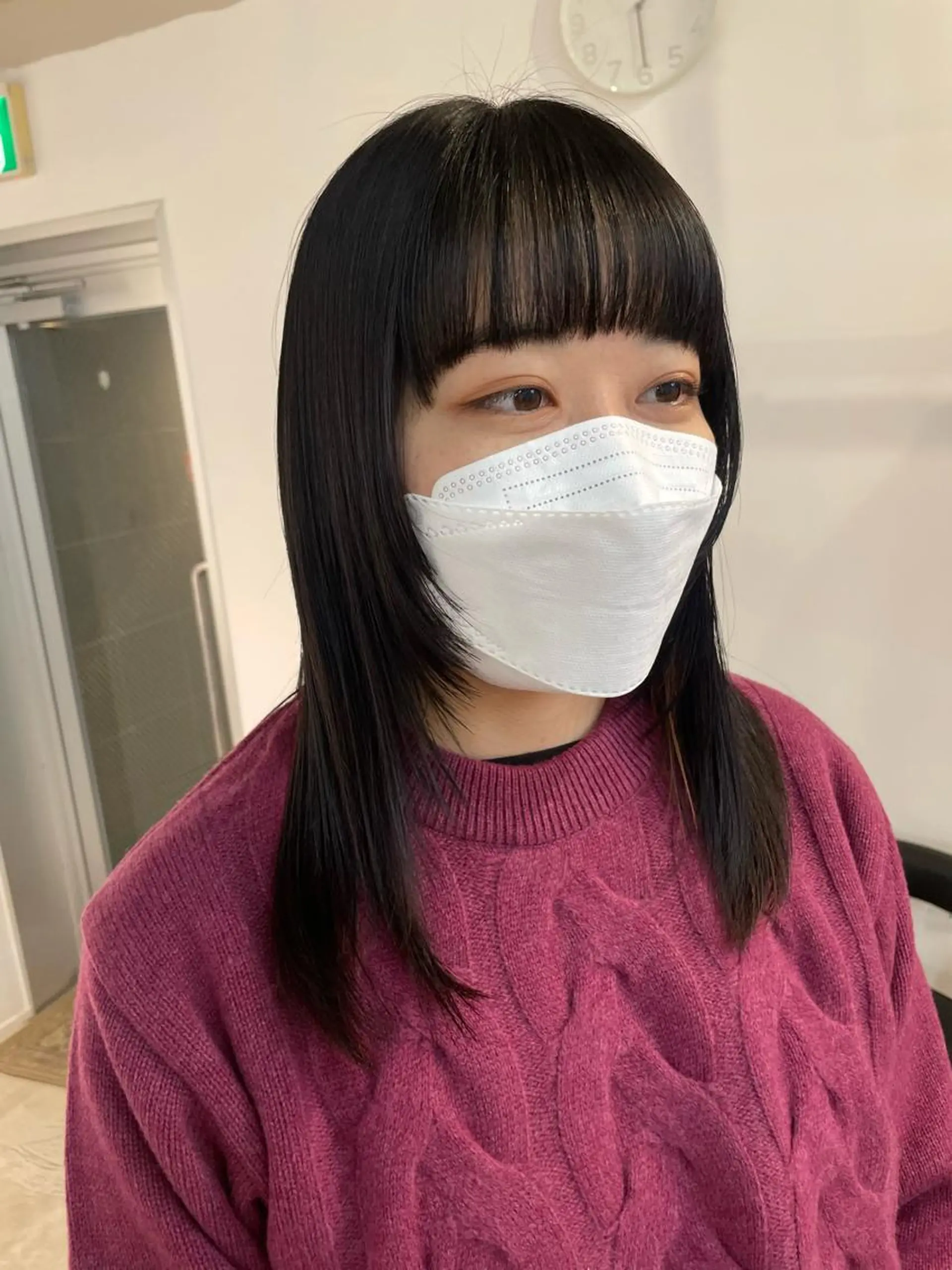 ロング カラー 顔まわりレイヤー レイヤーカット ロング カット ヘアカラー トリートメント fit/ madokaのヘアスタイル