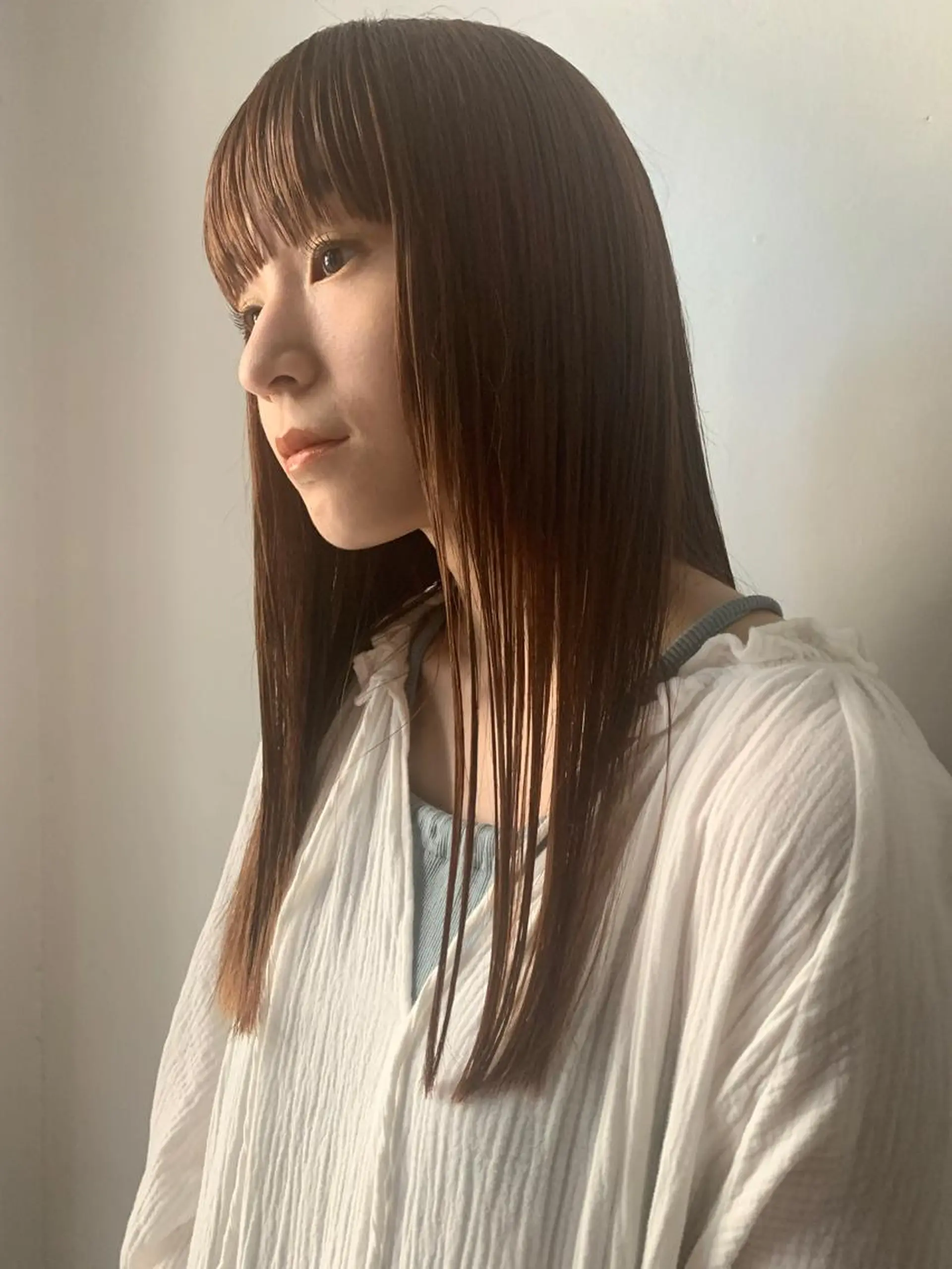 ロング ロング カット トリートメント 西山 紗耶香🪽 透明感カラー/ボブのヘアスタイル