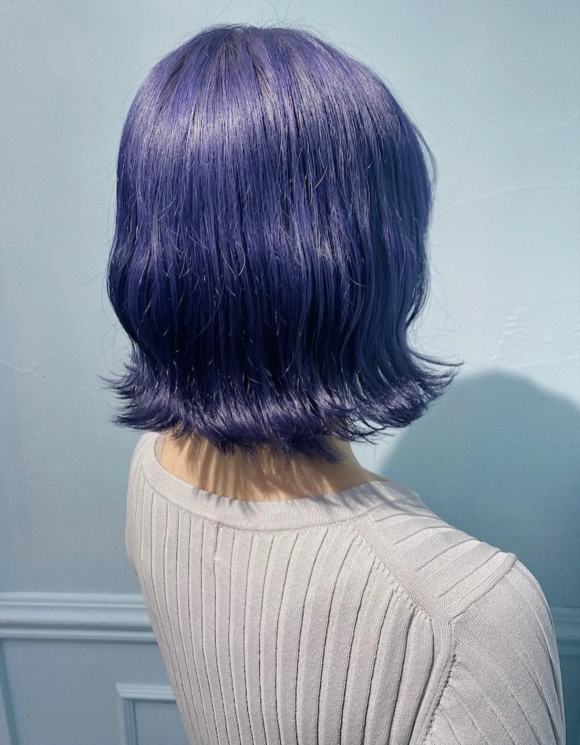 ミディアム カラー ヘアアレンジ ヘアカラー トリートメント ヘアセット 韓国レイヤーカット/ 儚げカラーチナツのヘアスタイル