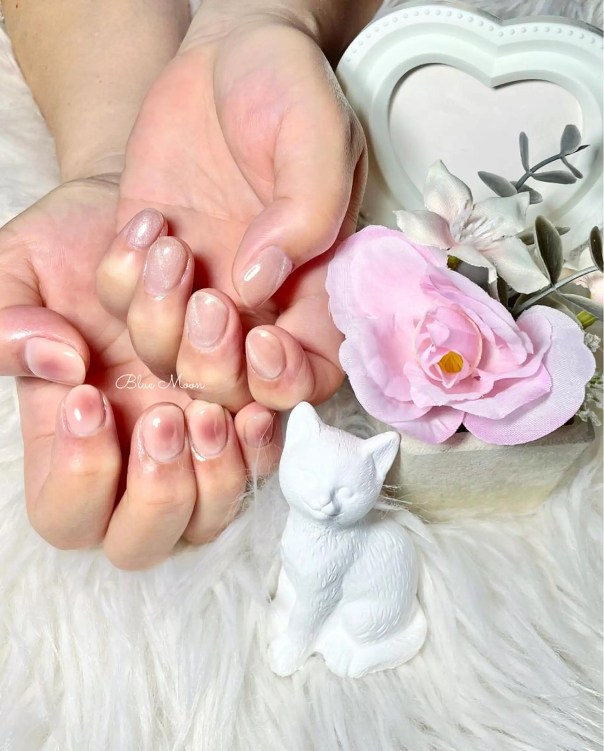 ネイル チークネイル マグネットネイル ハンドネイル フットネイル ハンドケア nail salon Blue Moonのネイルデザイン